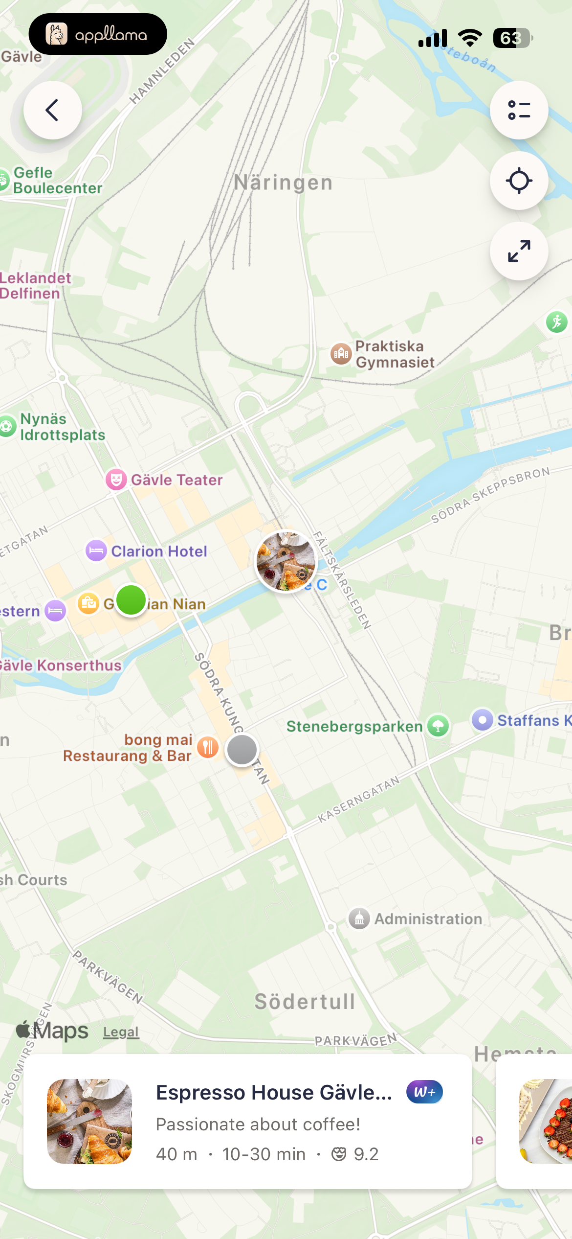 Restaurant Map