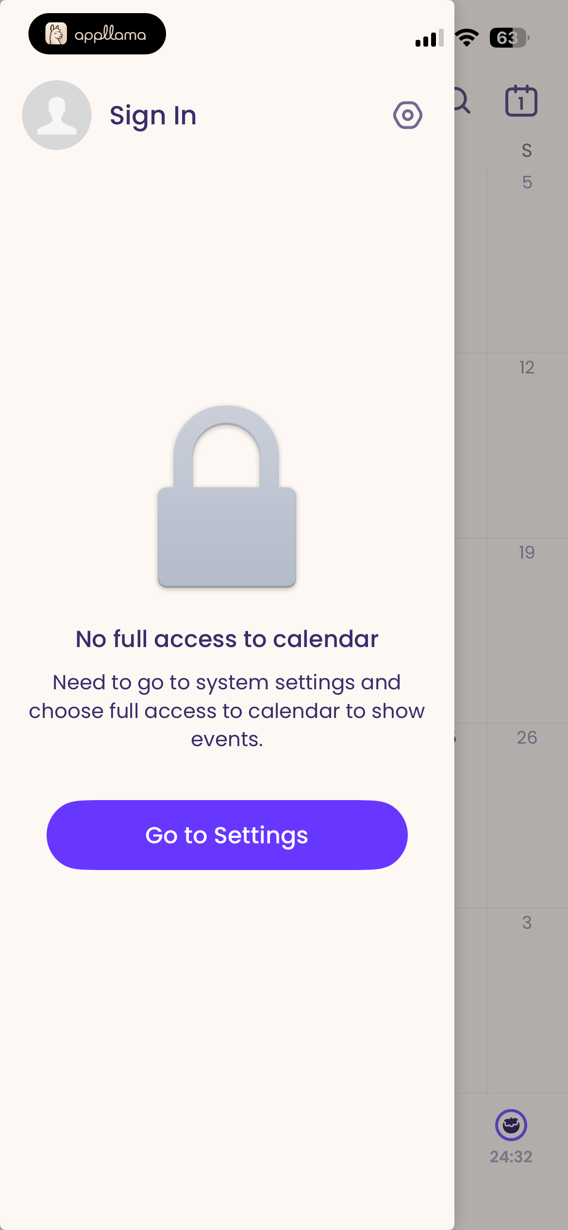 Calendar Access