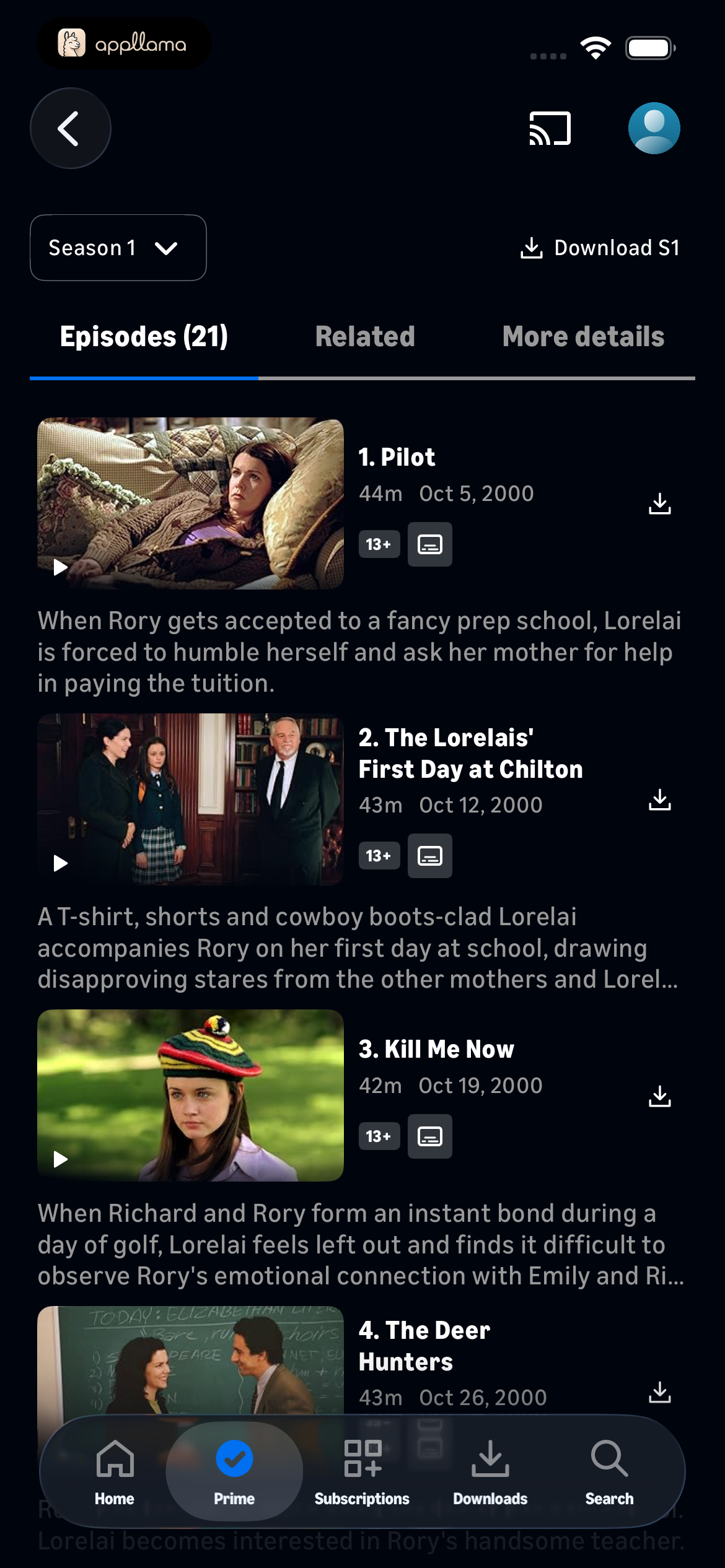 Gilmore Girls Episodes