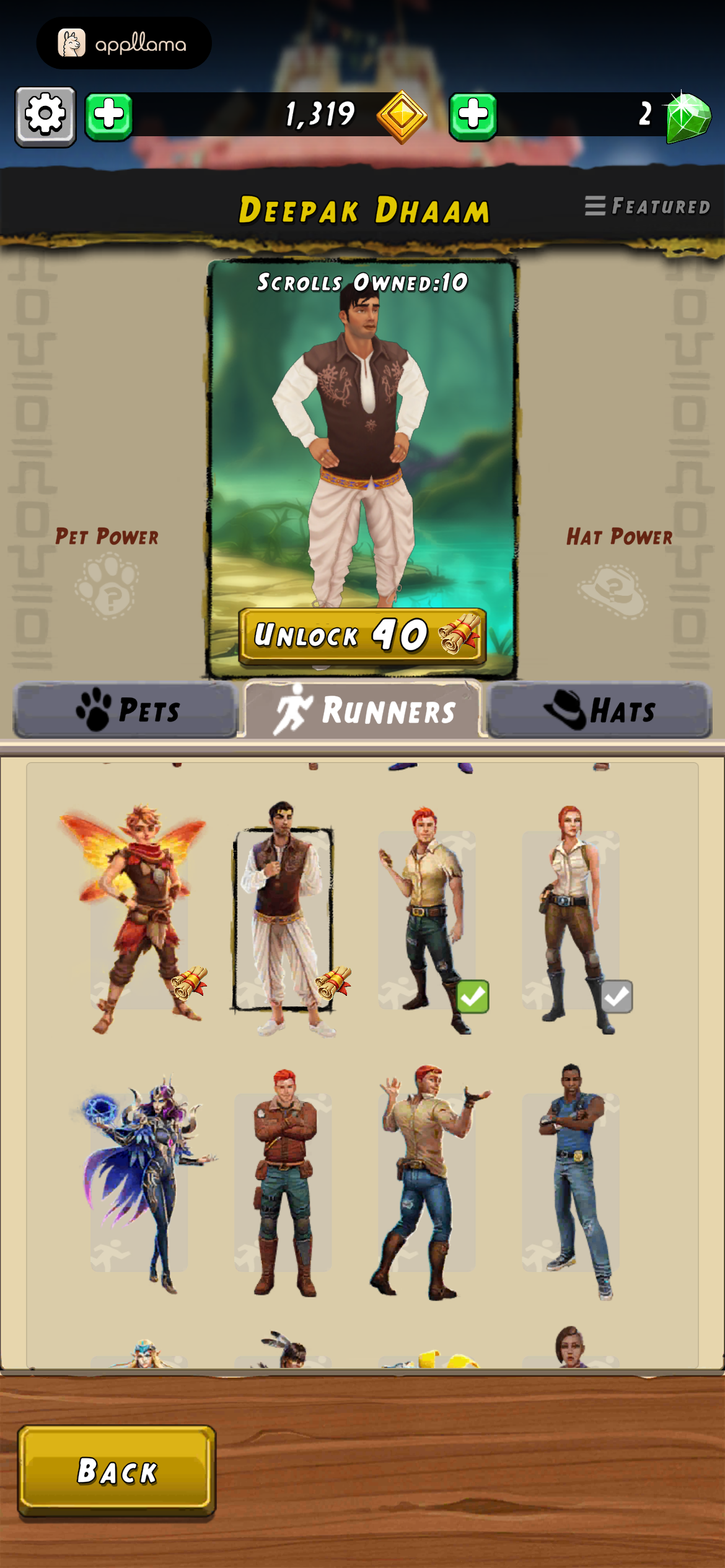 Runner Selection