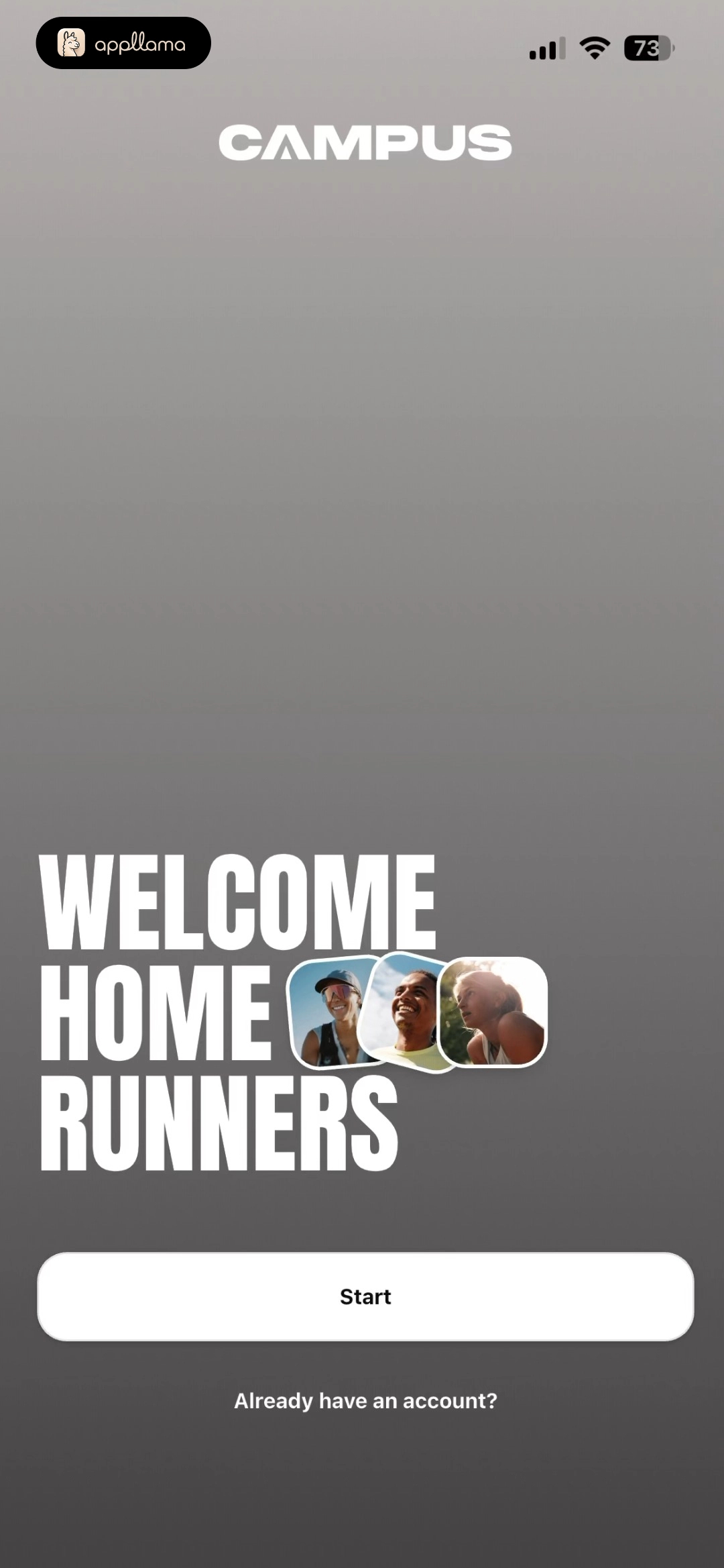 Welcome Screen