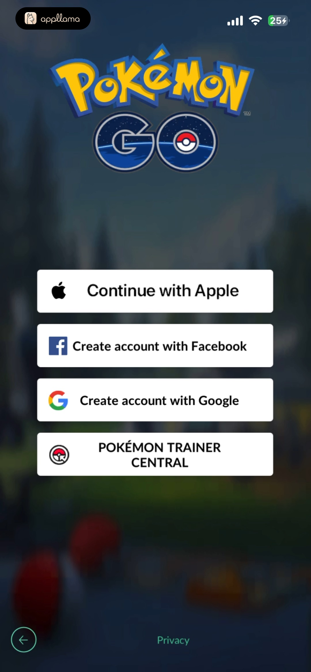 Account Sign Up