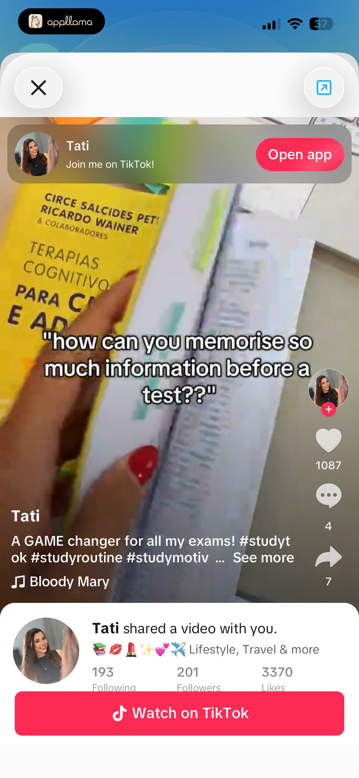 Embedded Video Viewer