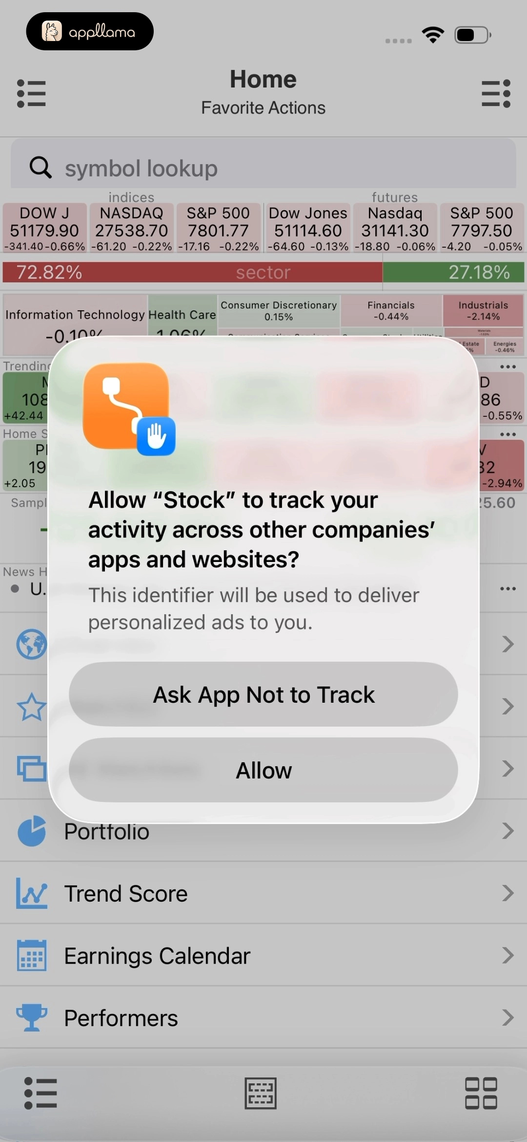 Tracking Permission