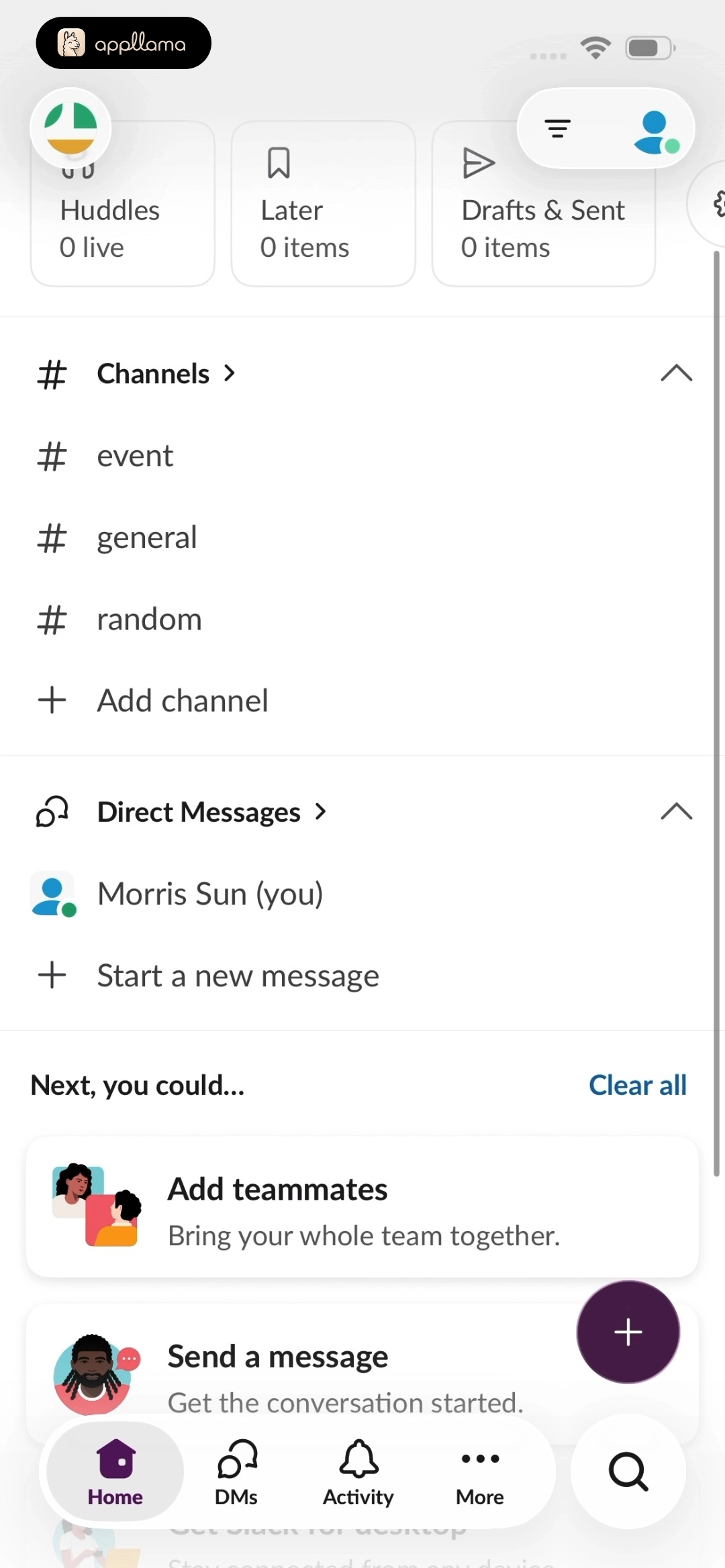 Home Onboarding Tasks