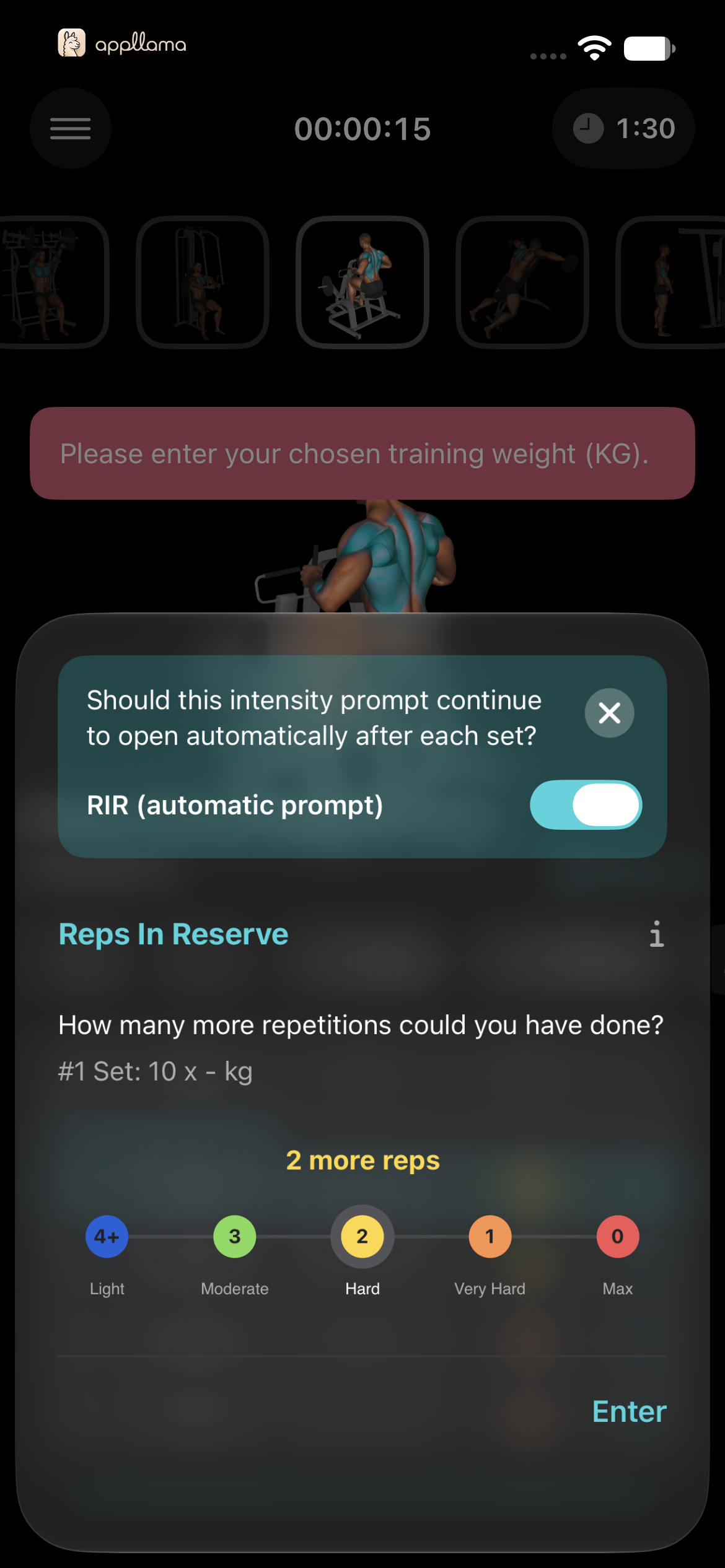 Workout Rest Timer