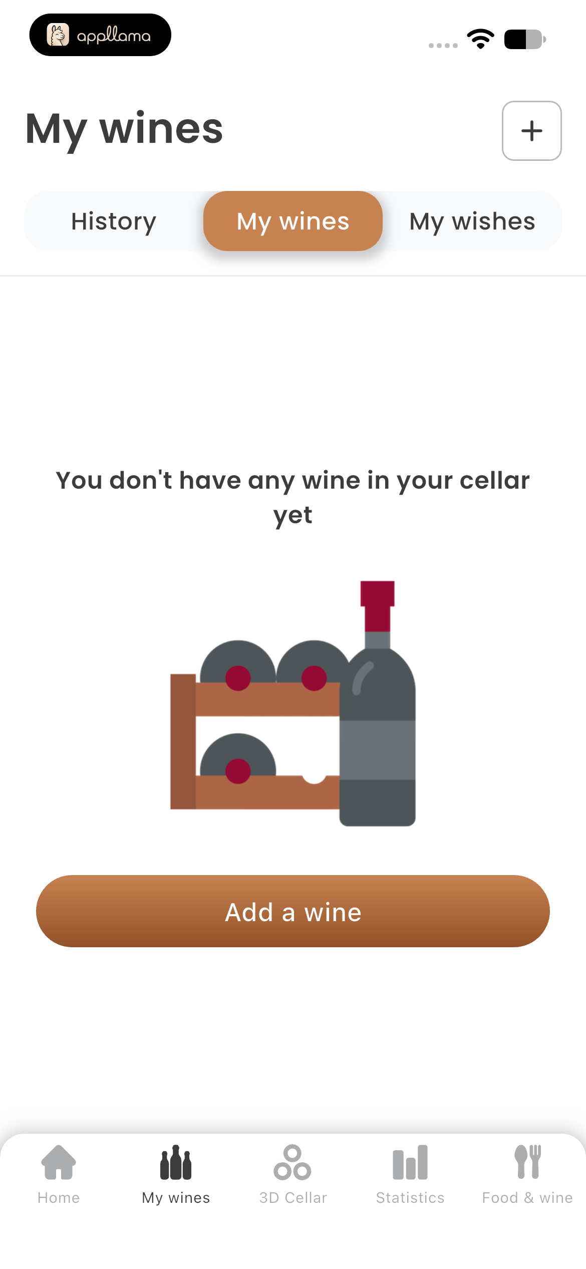 My Wines Empty State