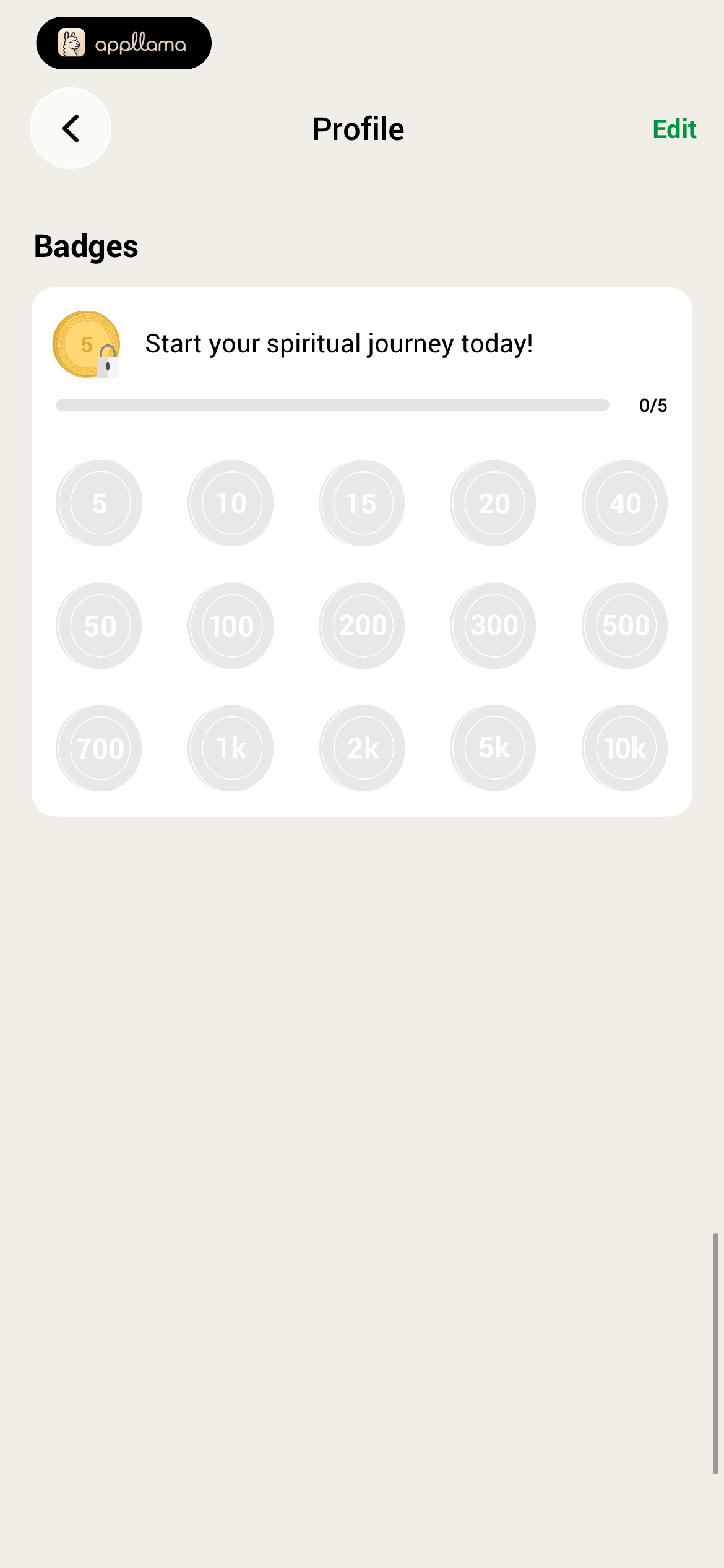 Profile Badges