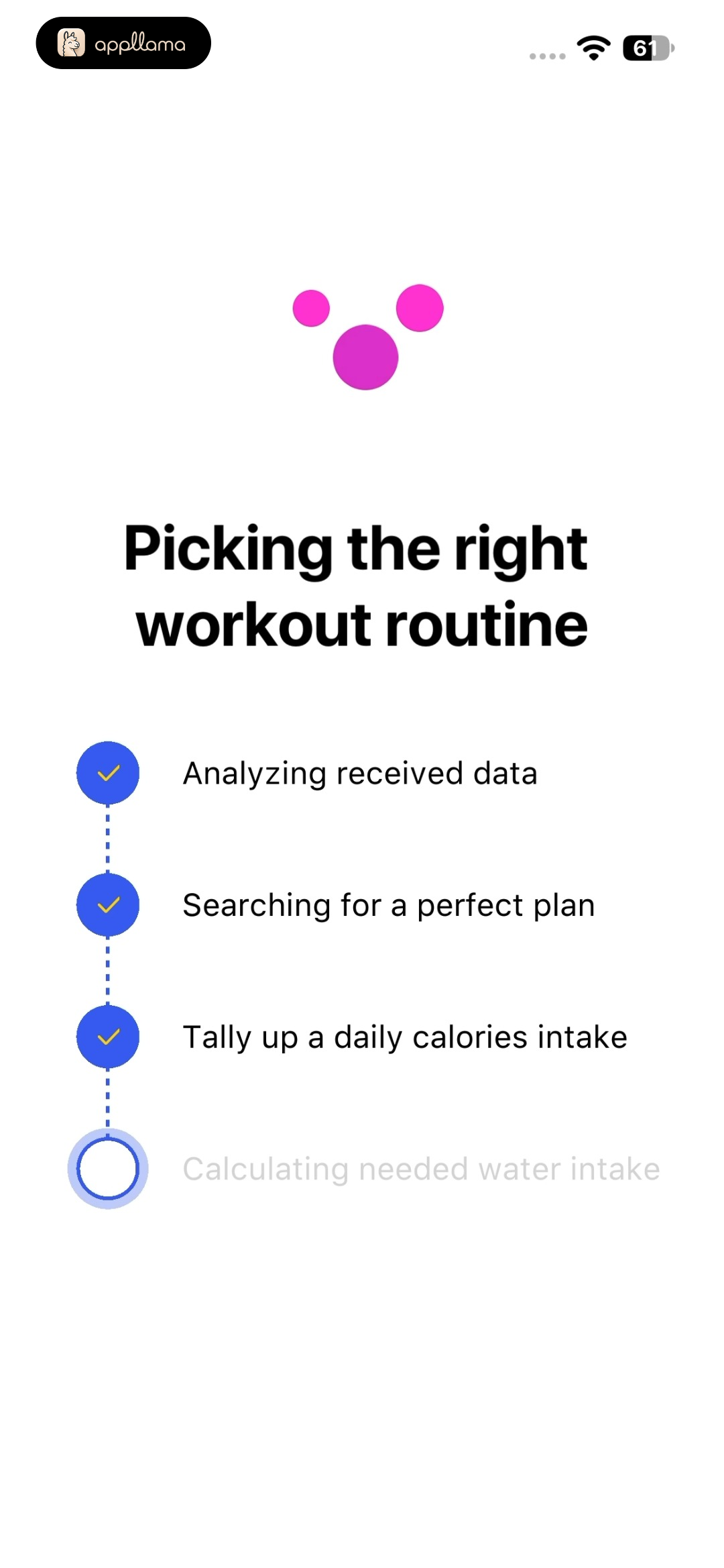 Workout Plan Generation