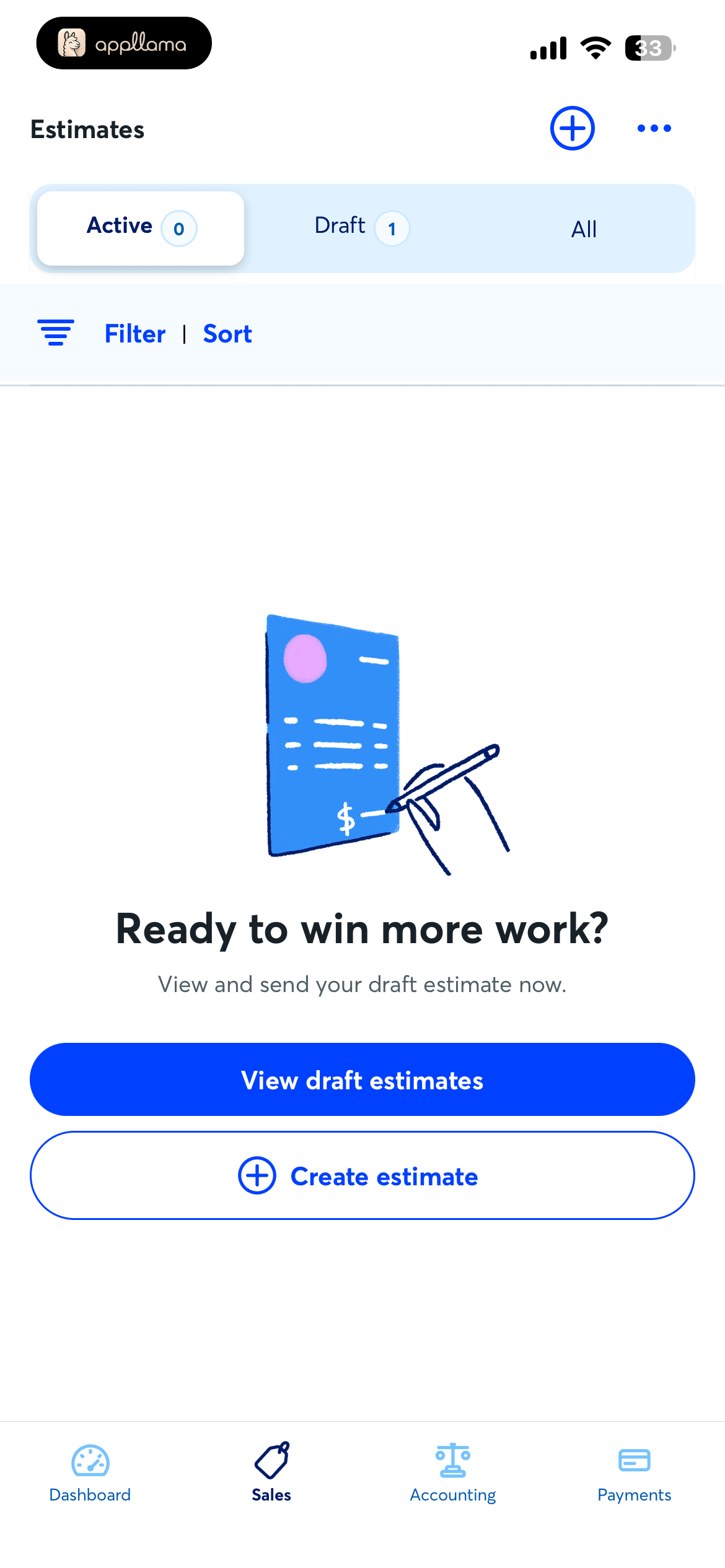 Estimates Empty State