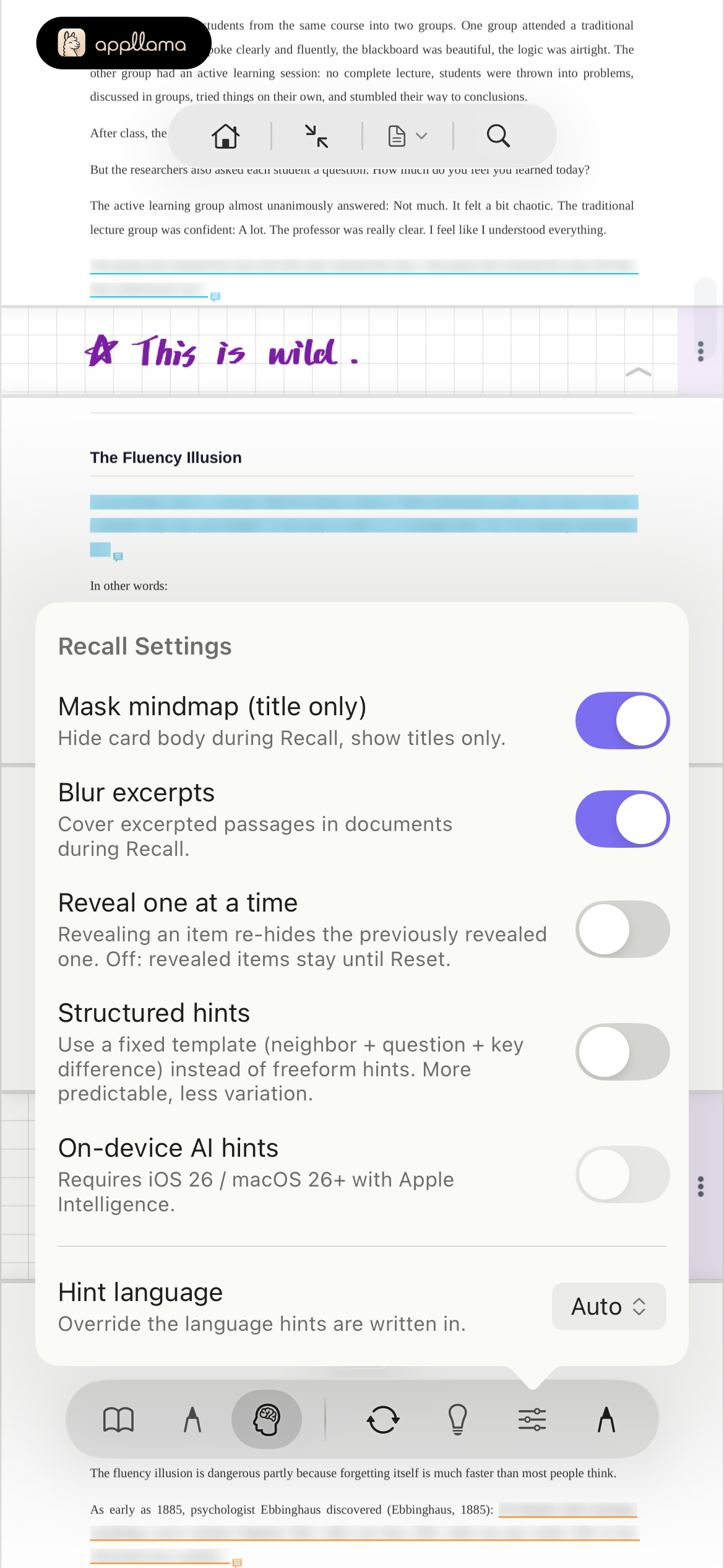Read Settings