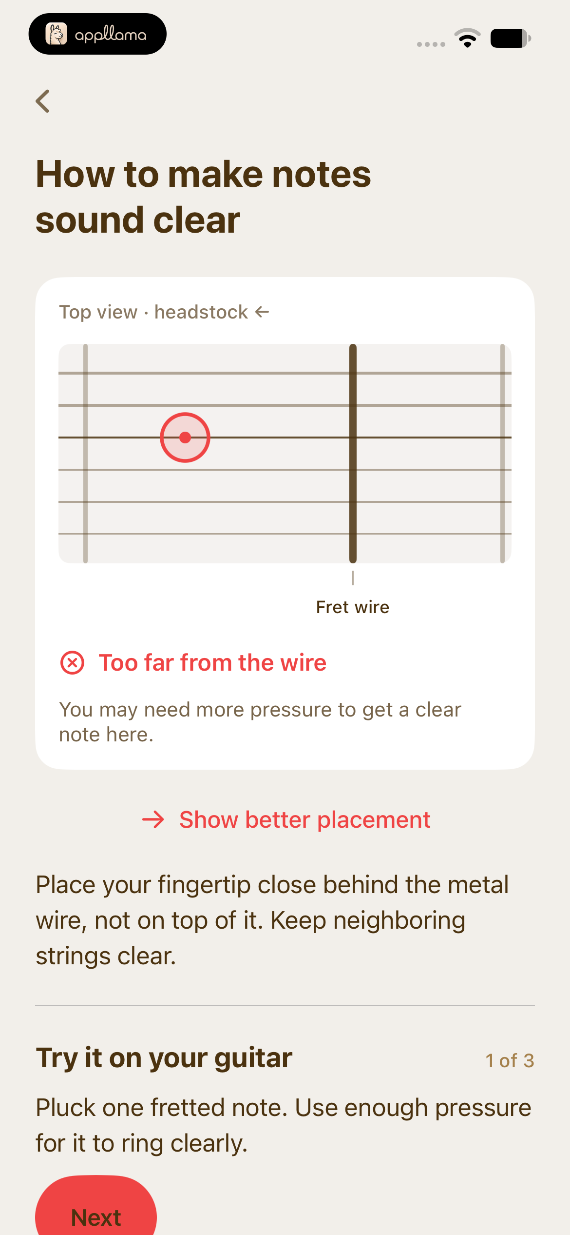 Fretting Technique Guide