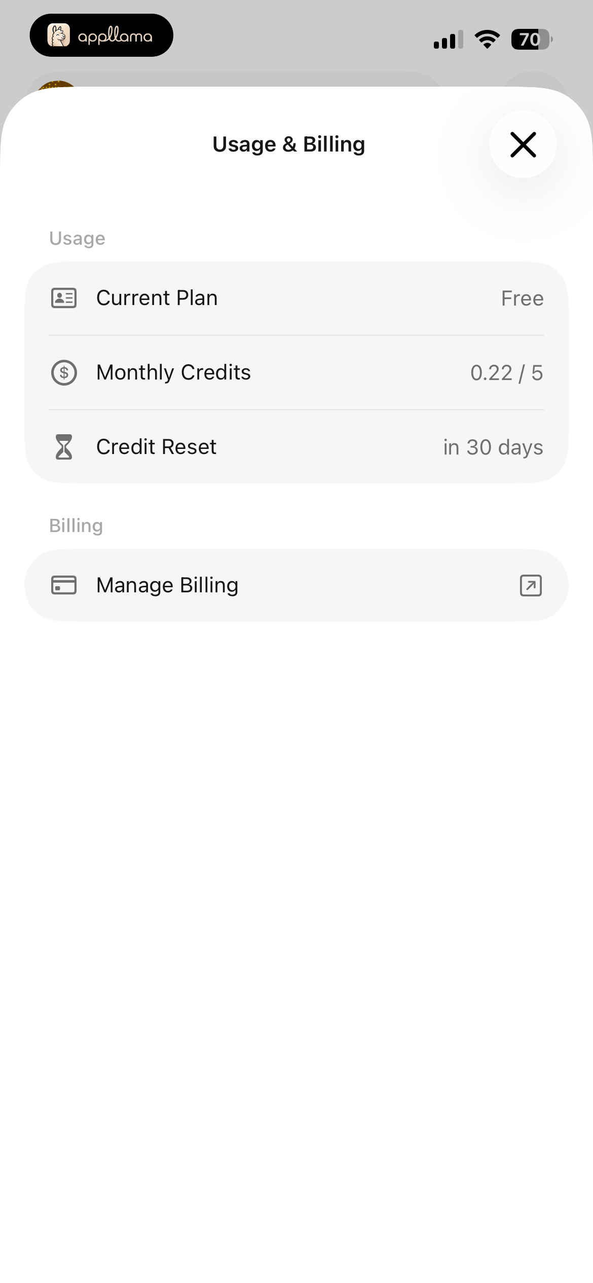 Usage And Billing
