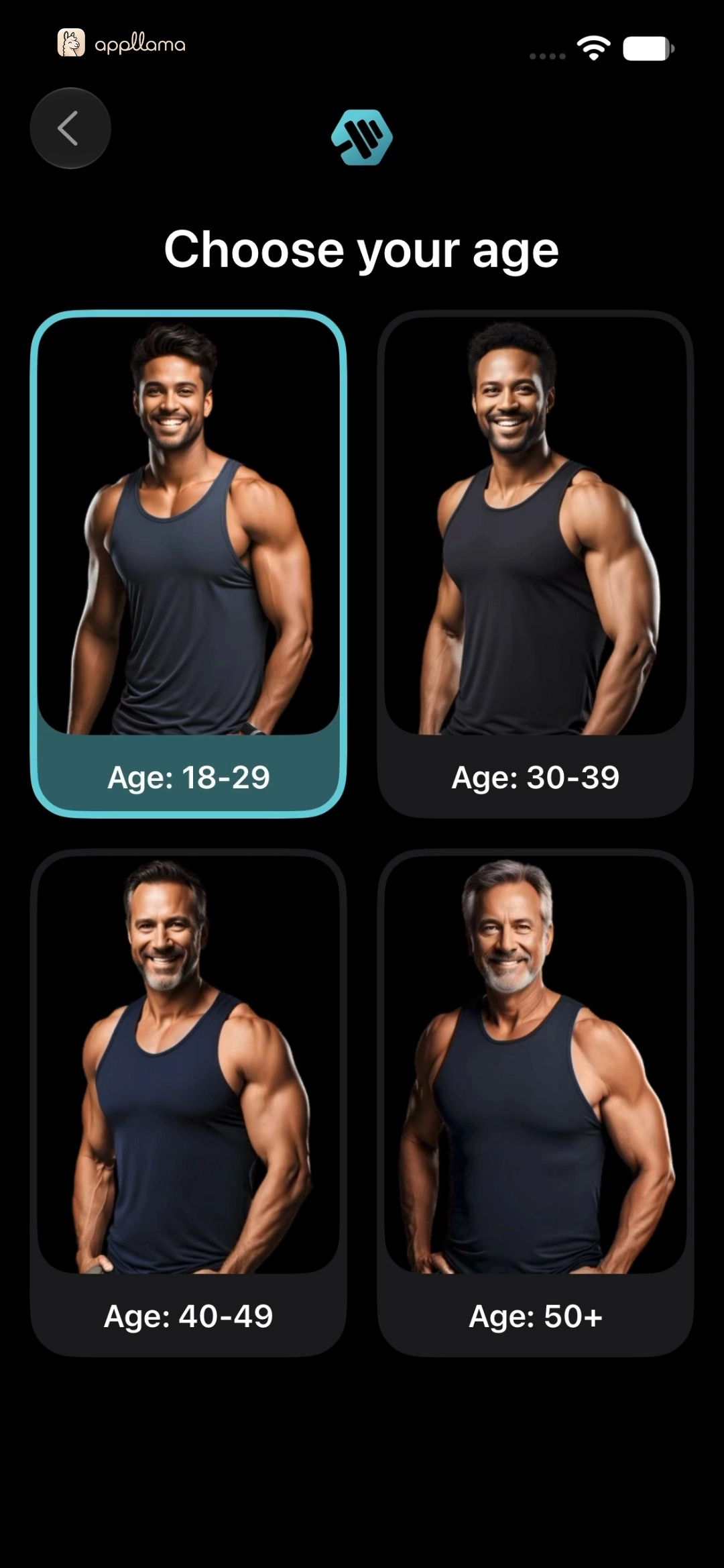 Age Range Selection
