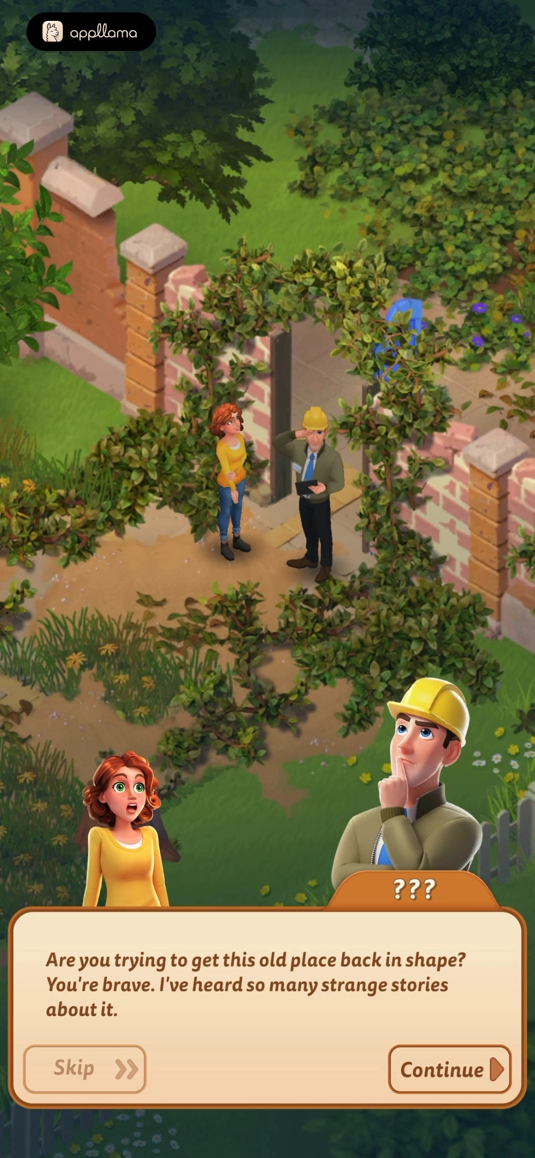 Mysterious Visitor Cutscene