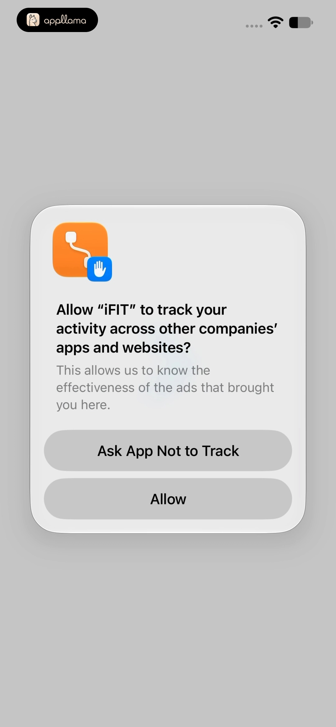 App Tracking Permission