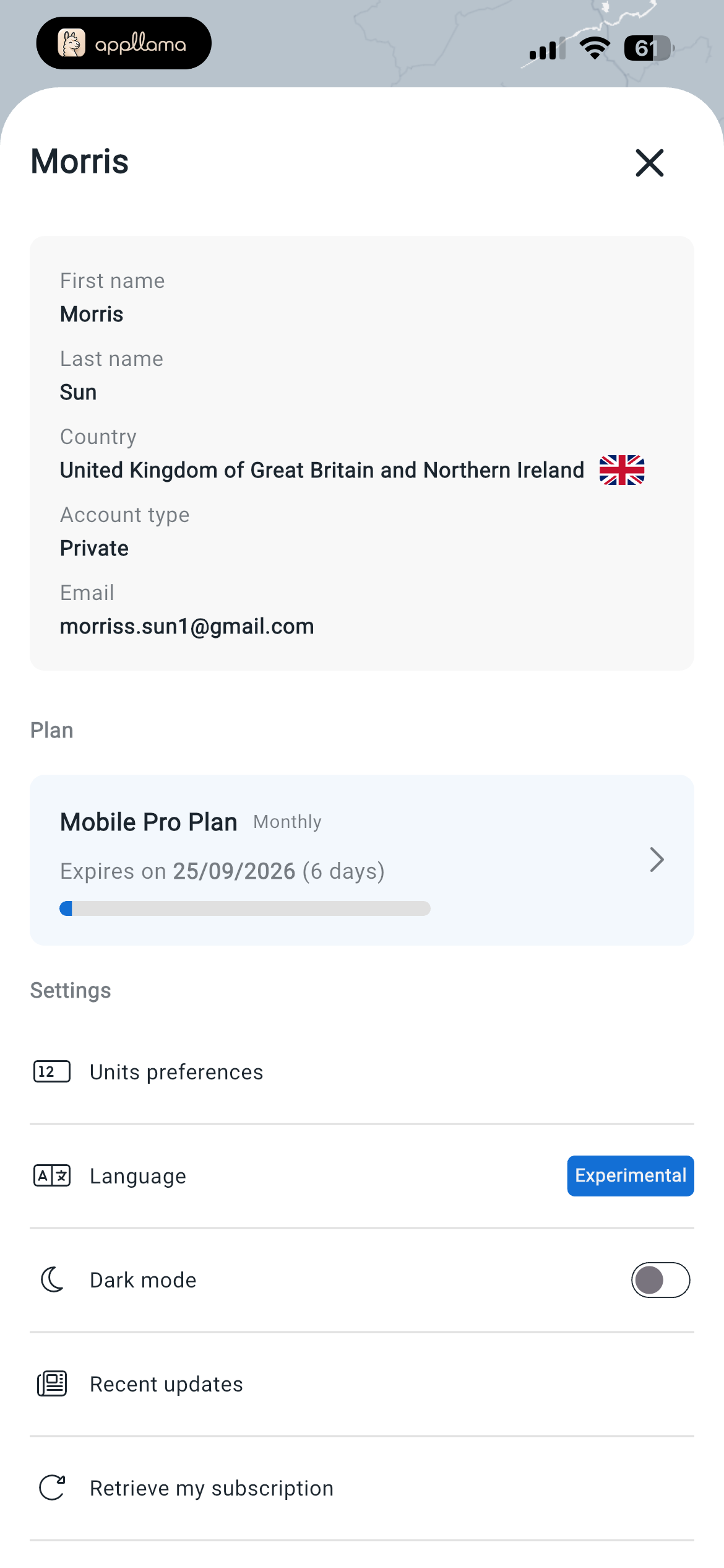 Account Settings