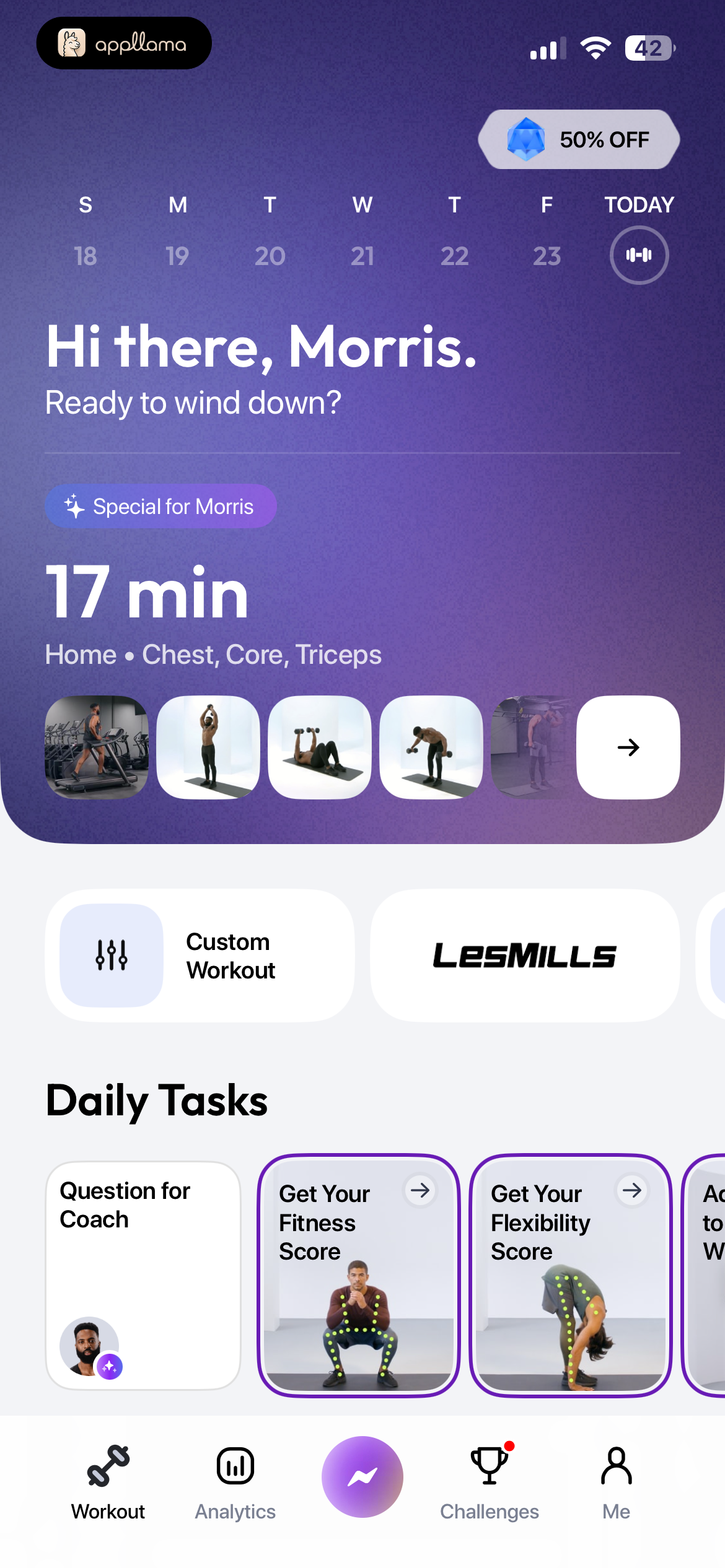 Workout Home