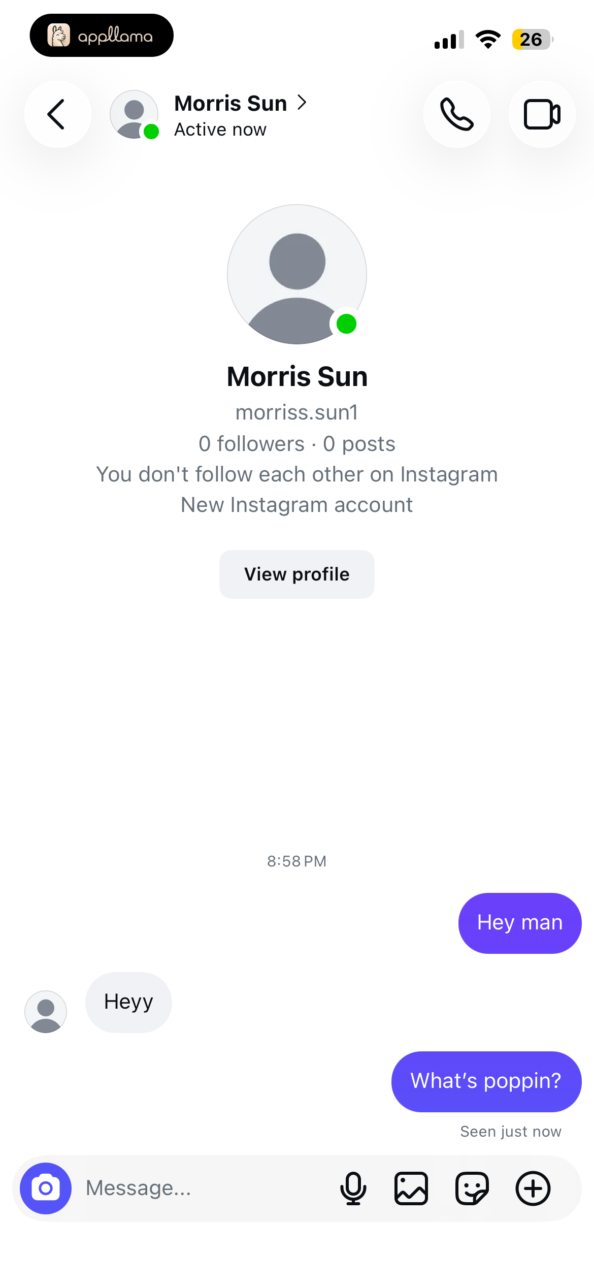 Direct Message Chat
