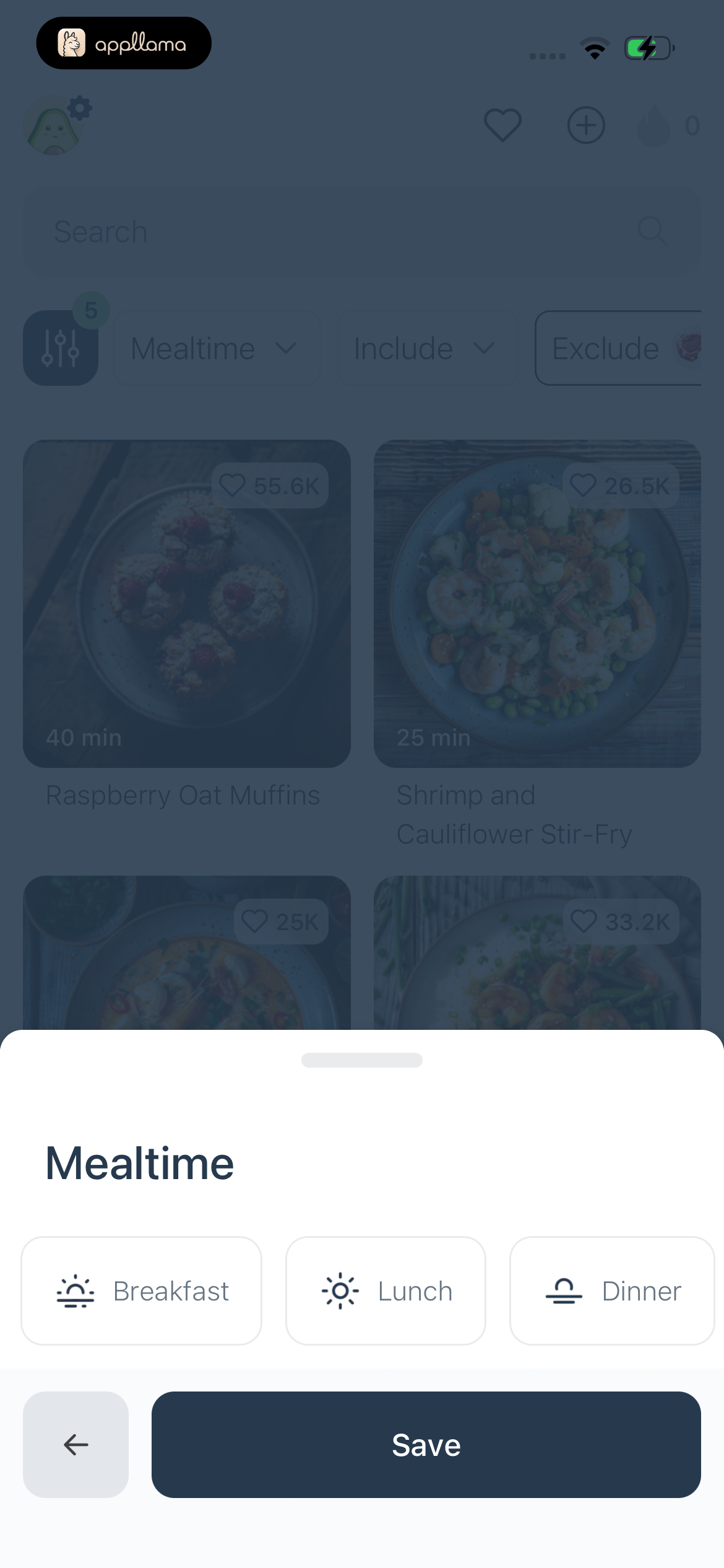 Mealtime Filter