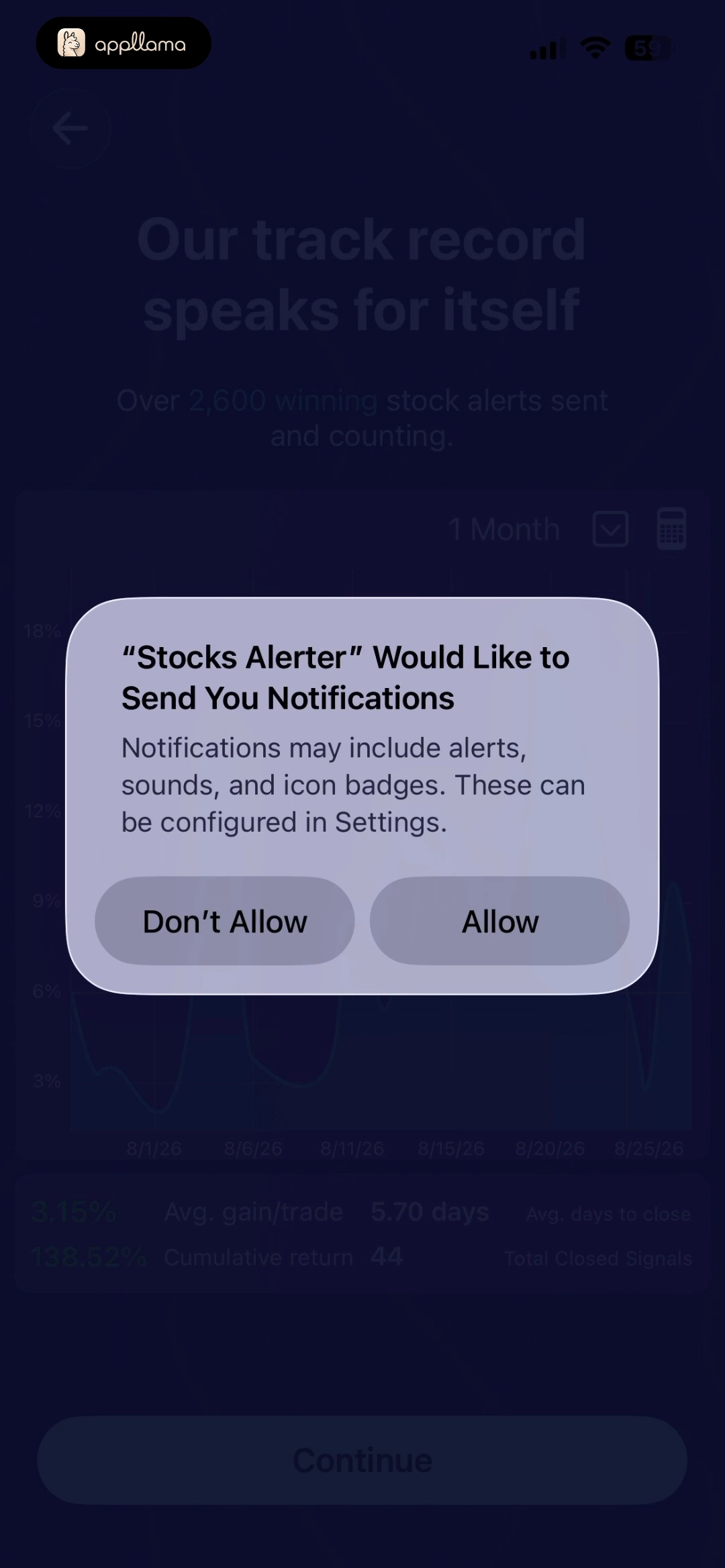 System Notification Prompt