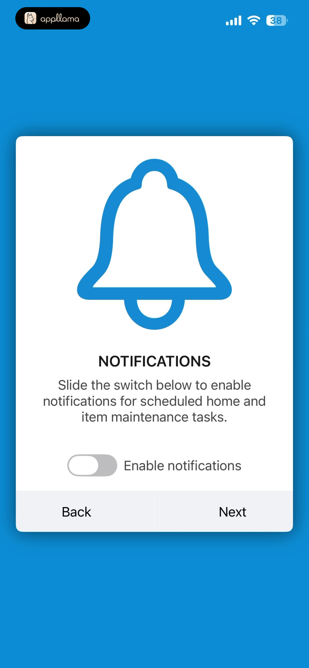 Notification Setup