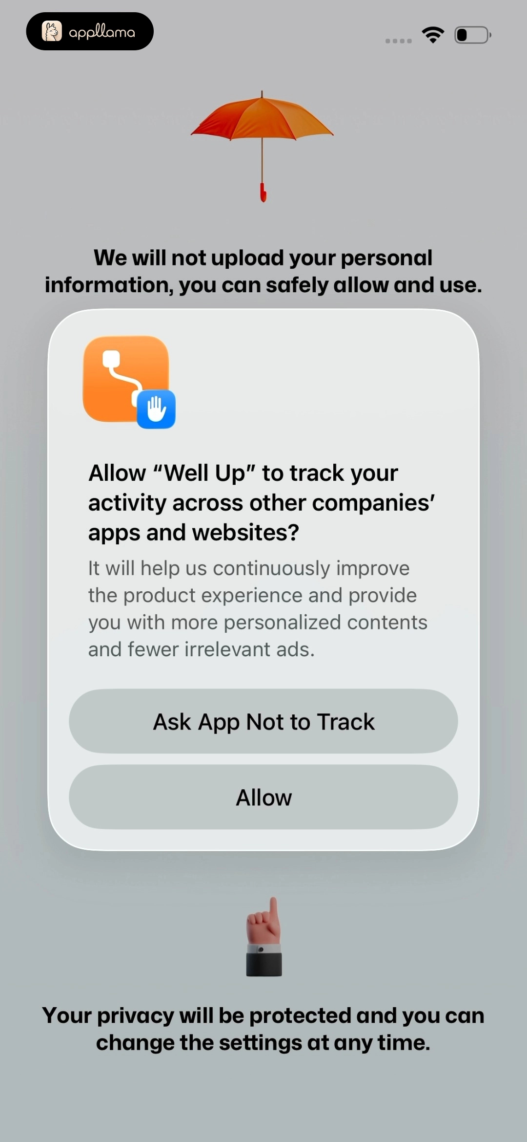 Tracking Permission