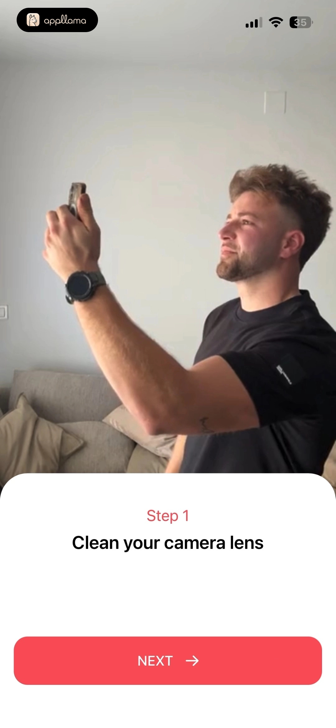 Camera Guide Step 1