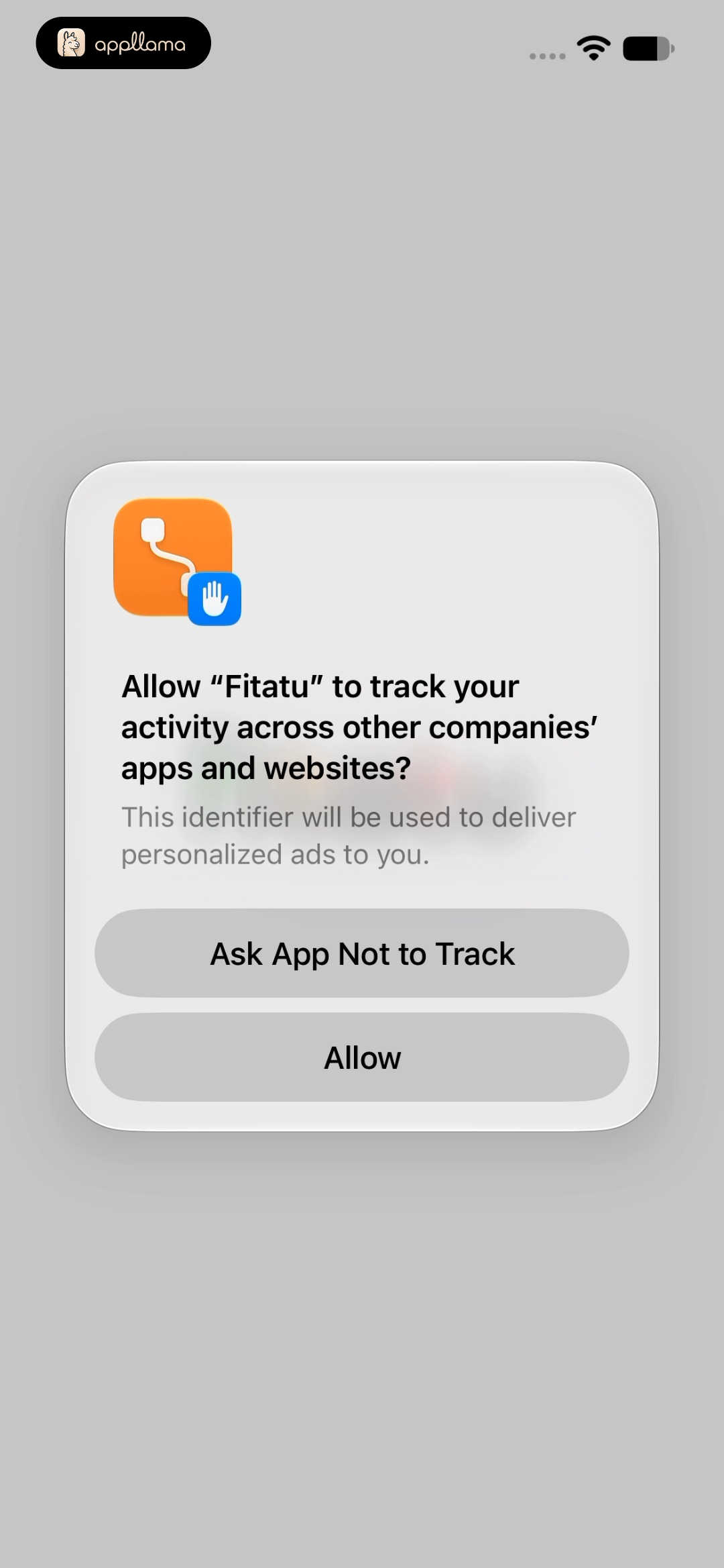 App Tracking Permission