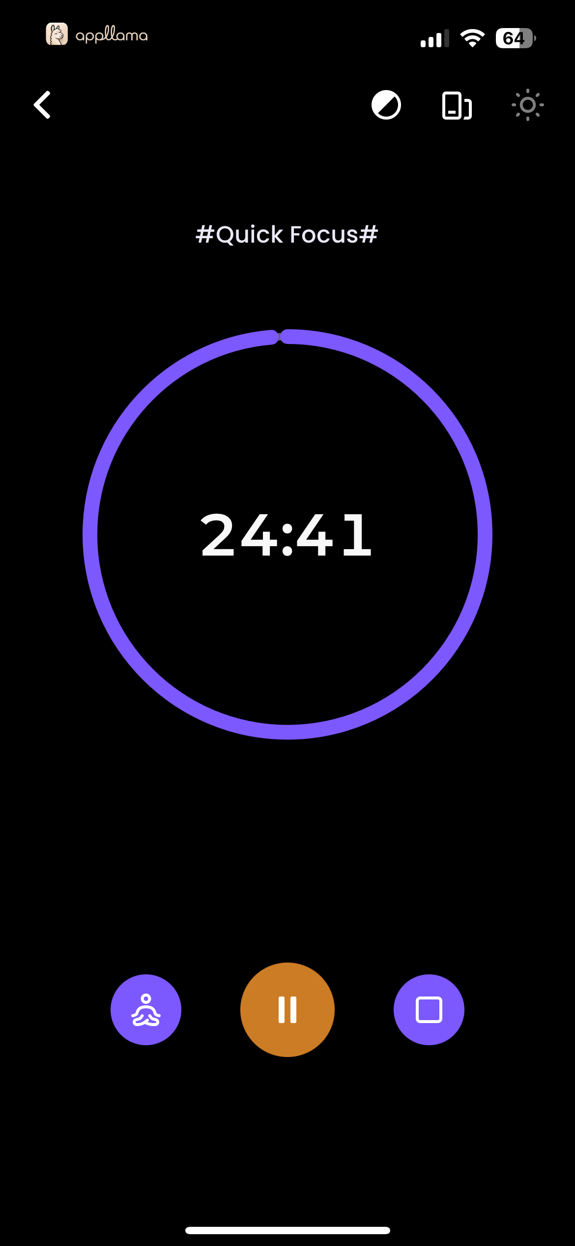 Focus Timer Dark