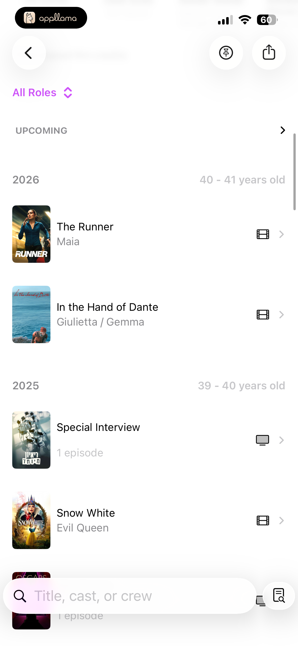 Filmography