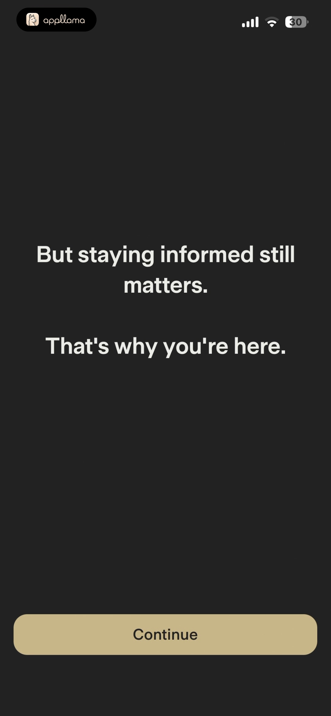 Onboarding Message
