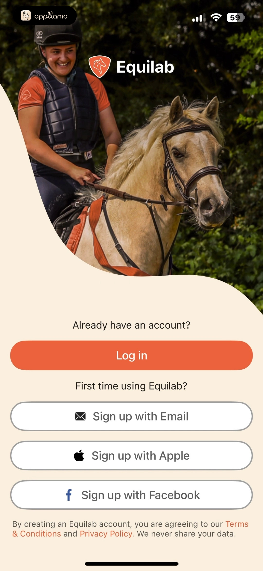 Login and Sign Up