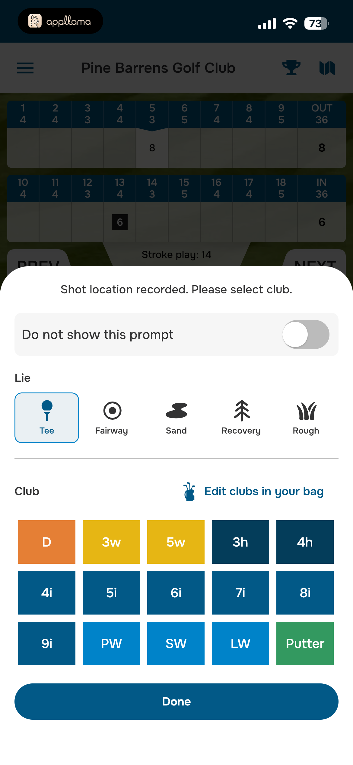 Shot Tracking Panel