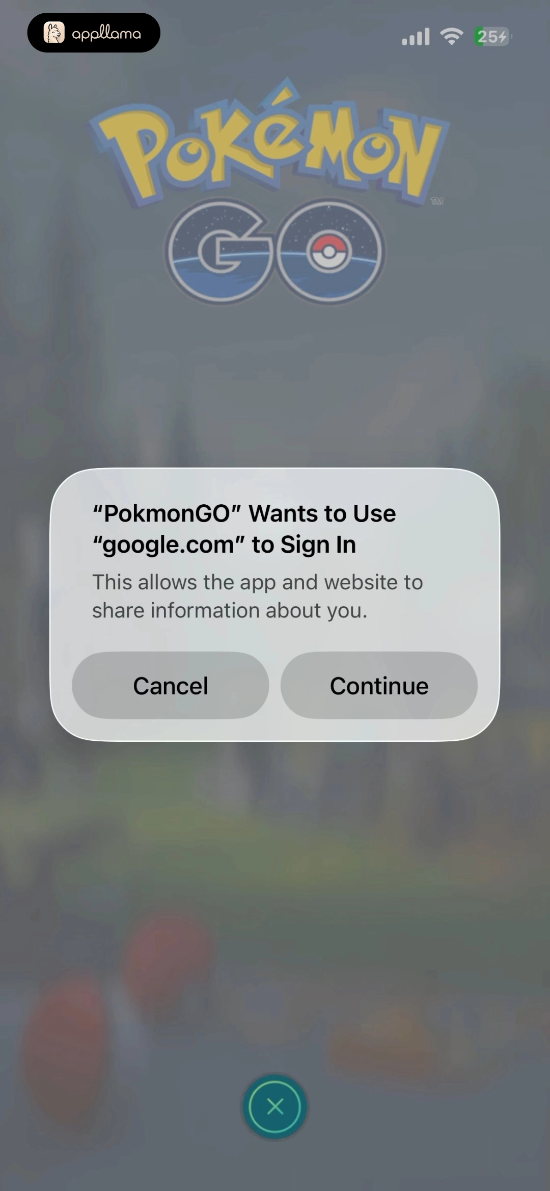 Google Sign-In Consent