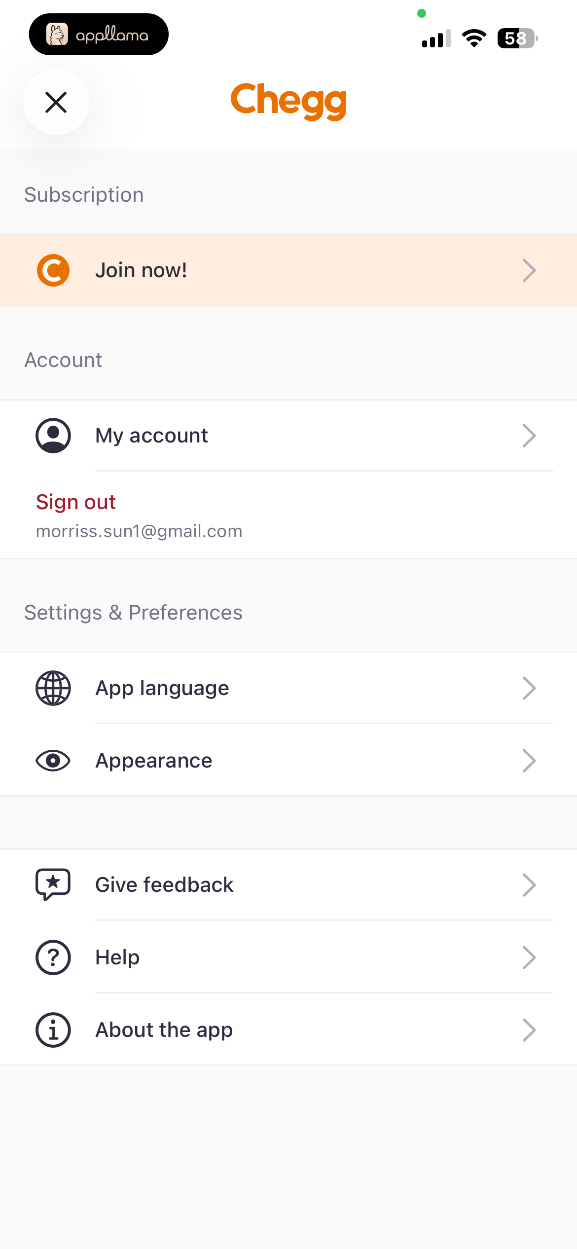 Account Settings
