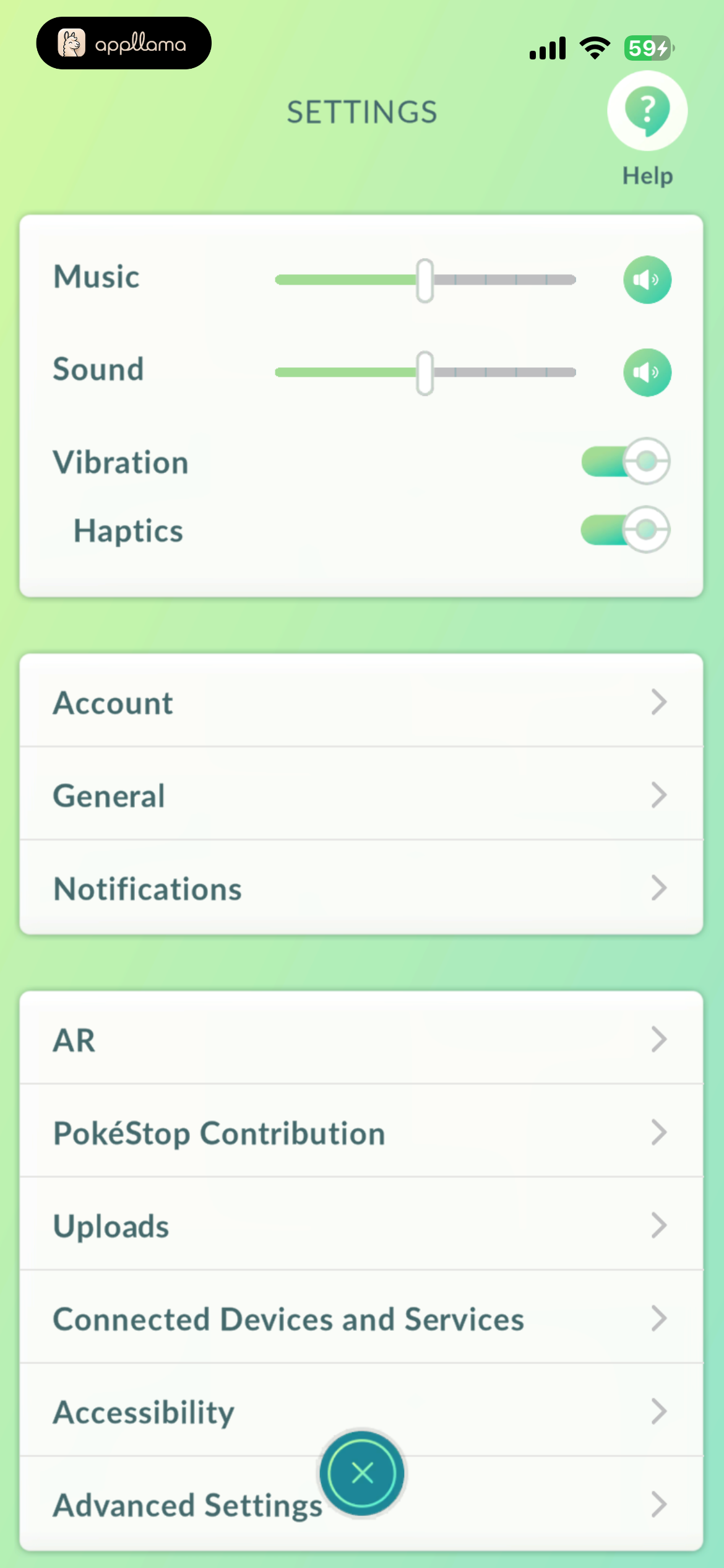 Settings Overview