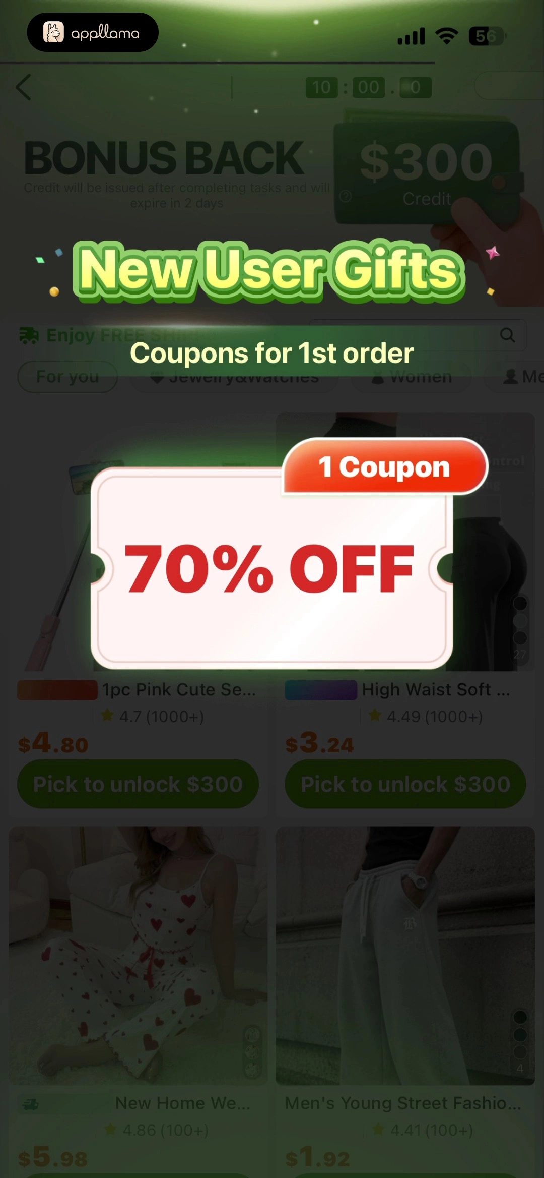 New User Gifts