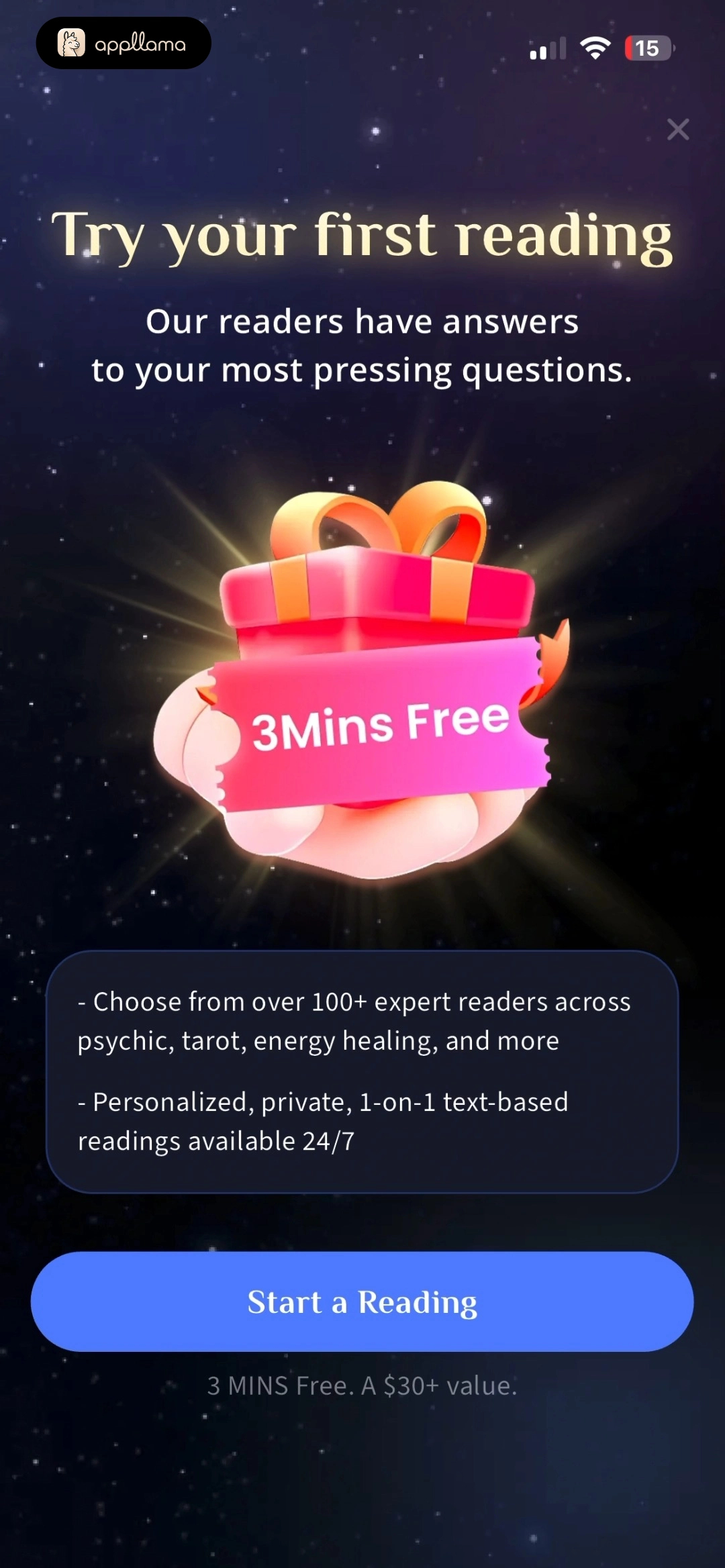 First Reading Offer