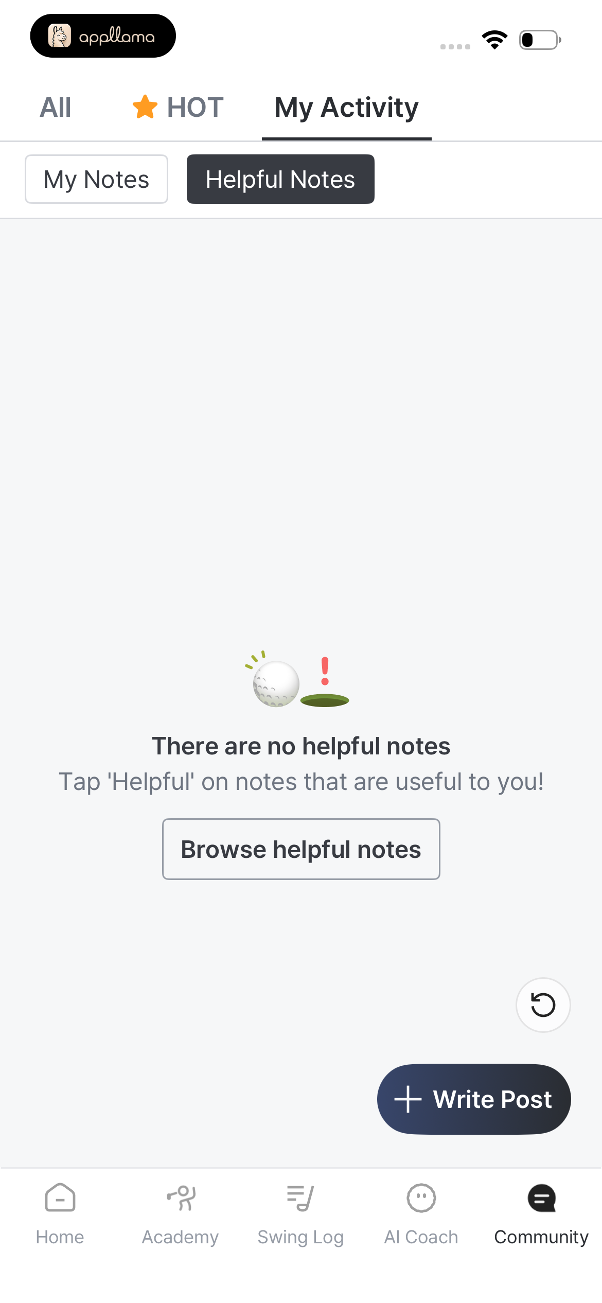 Helpful Notes Empty
