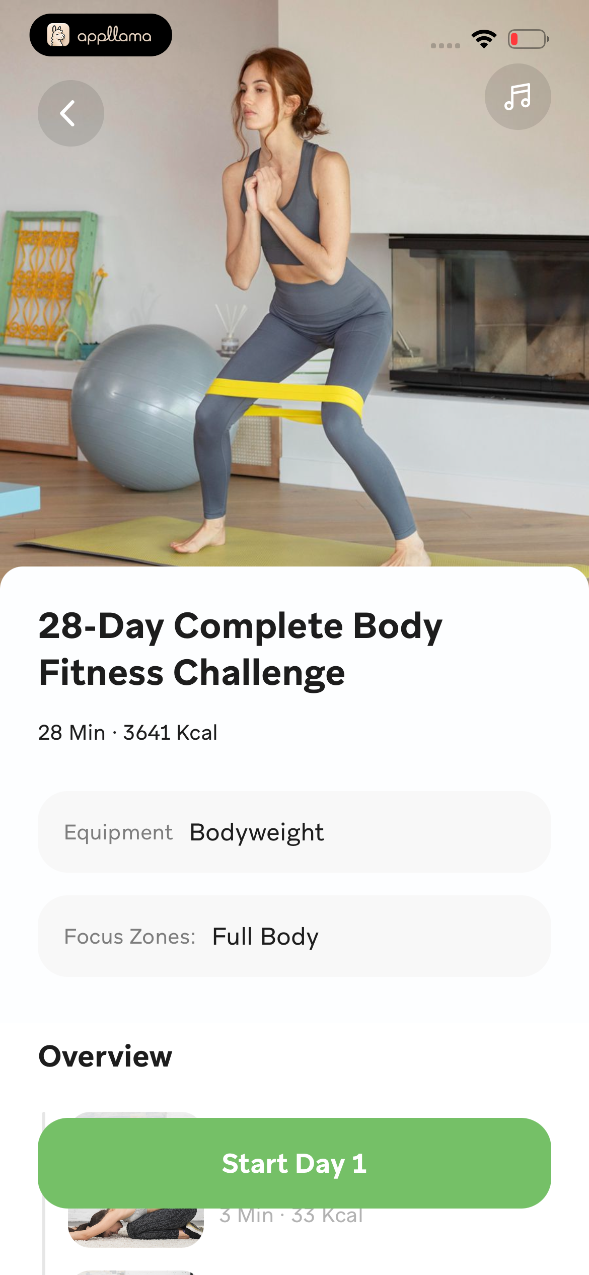 Fitness Challenge Detail