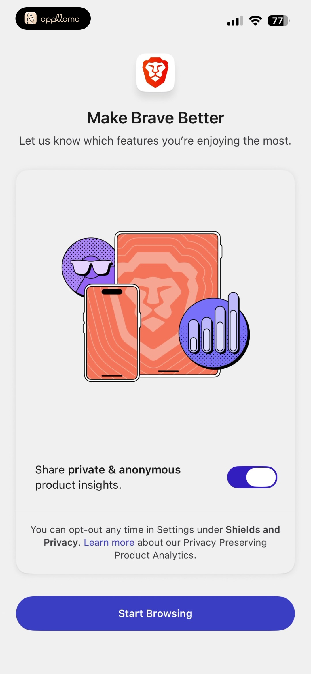 Analytics Opt-In