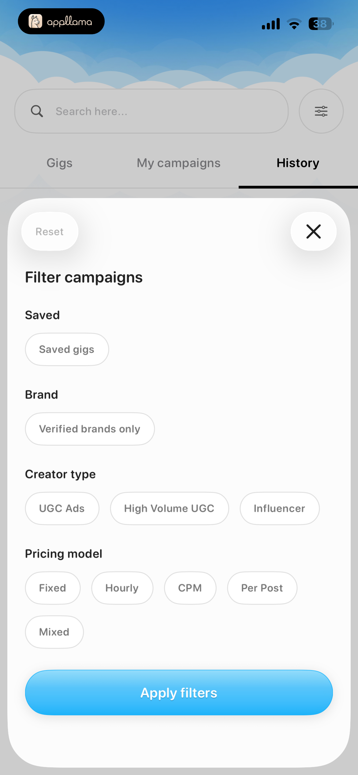 Campaign Filters