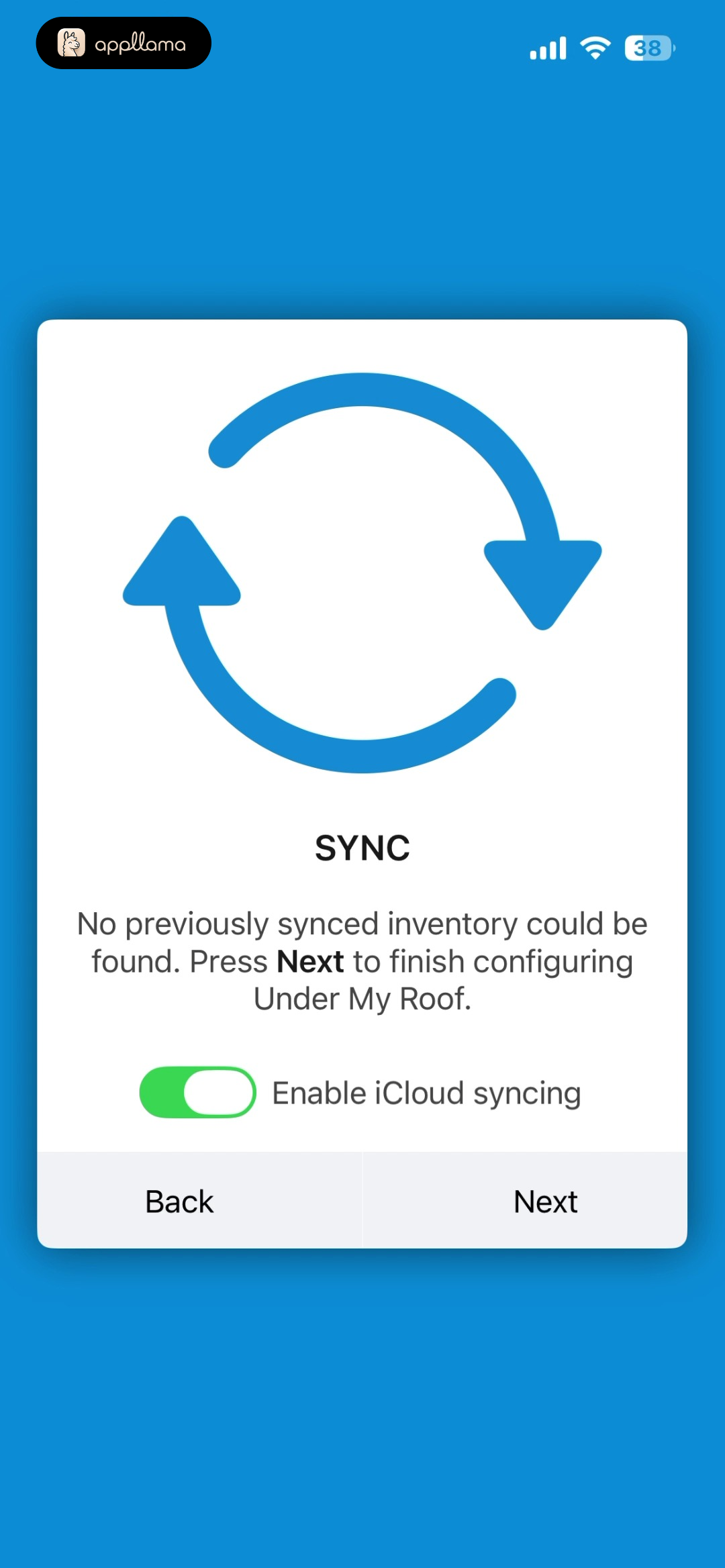 Cloud Sync Setup