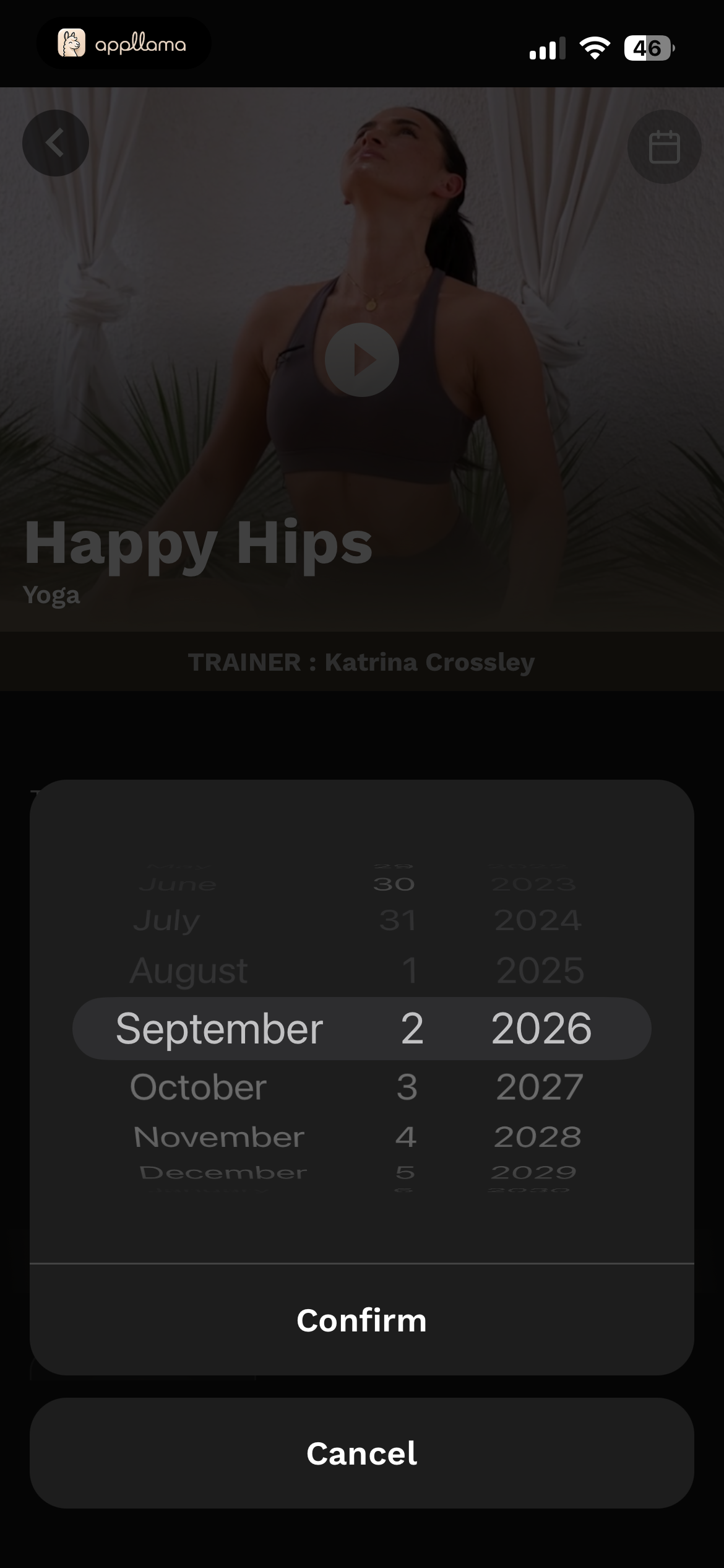 Exit Workout Dialog