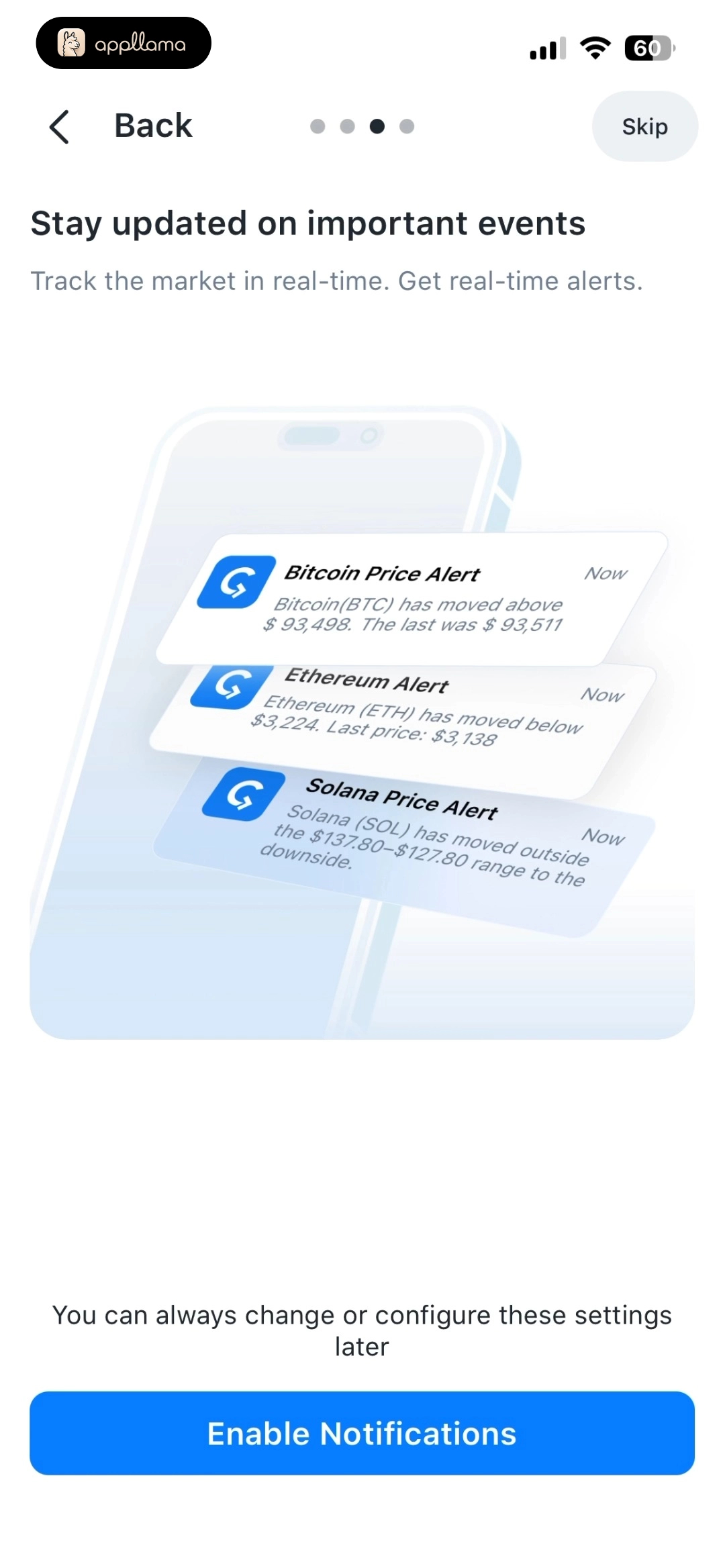 Notification Setup