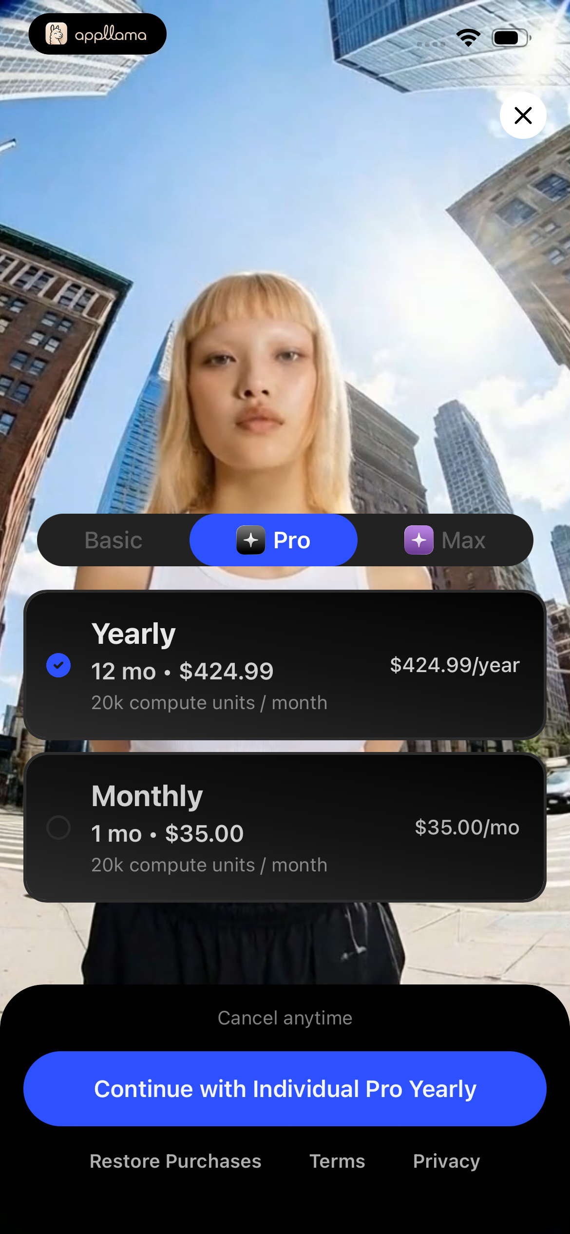 Pro Plan Paywall