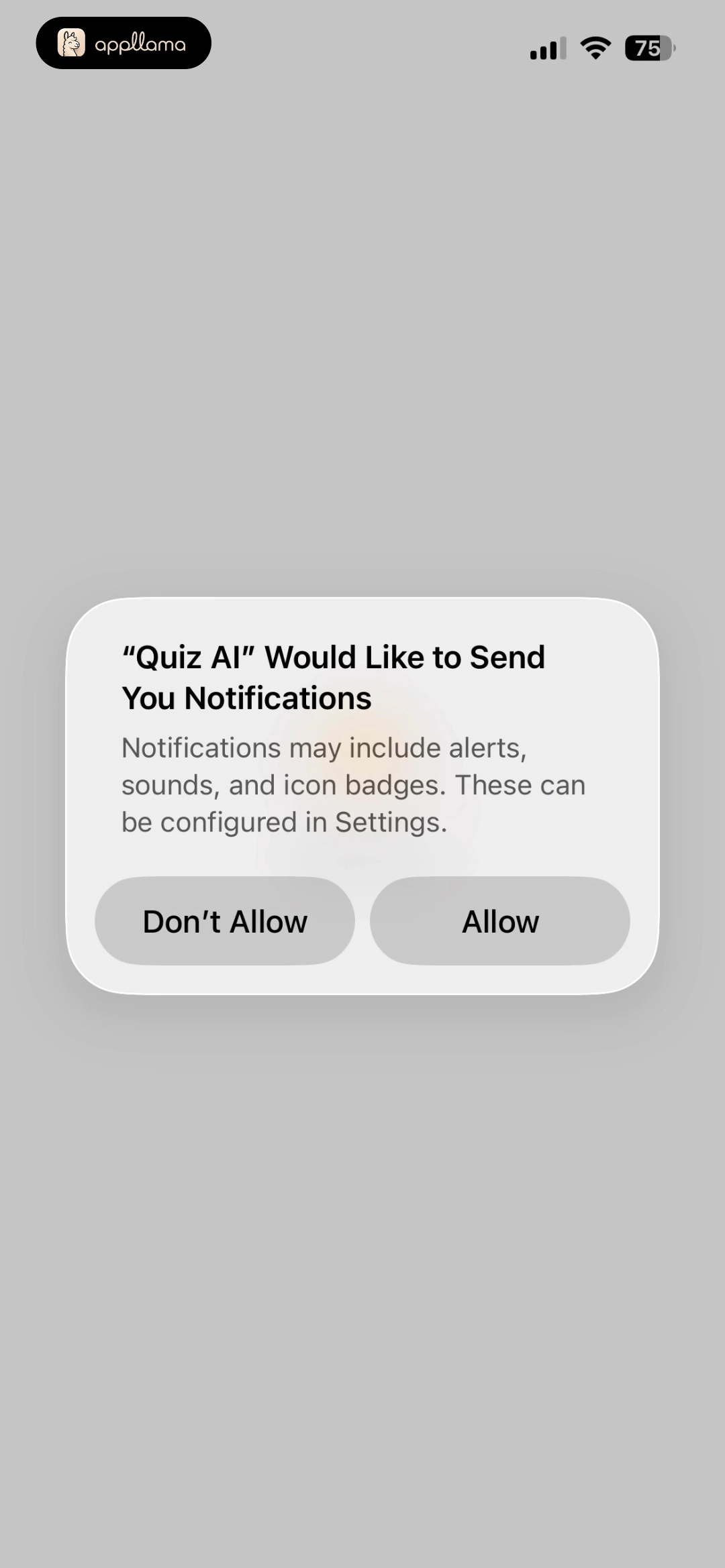 Notification Permission