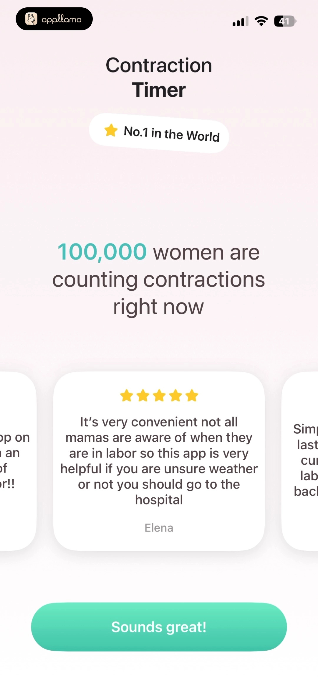 Onboarding Social Proof