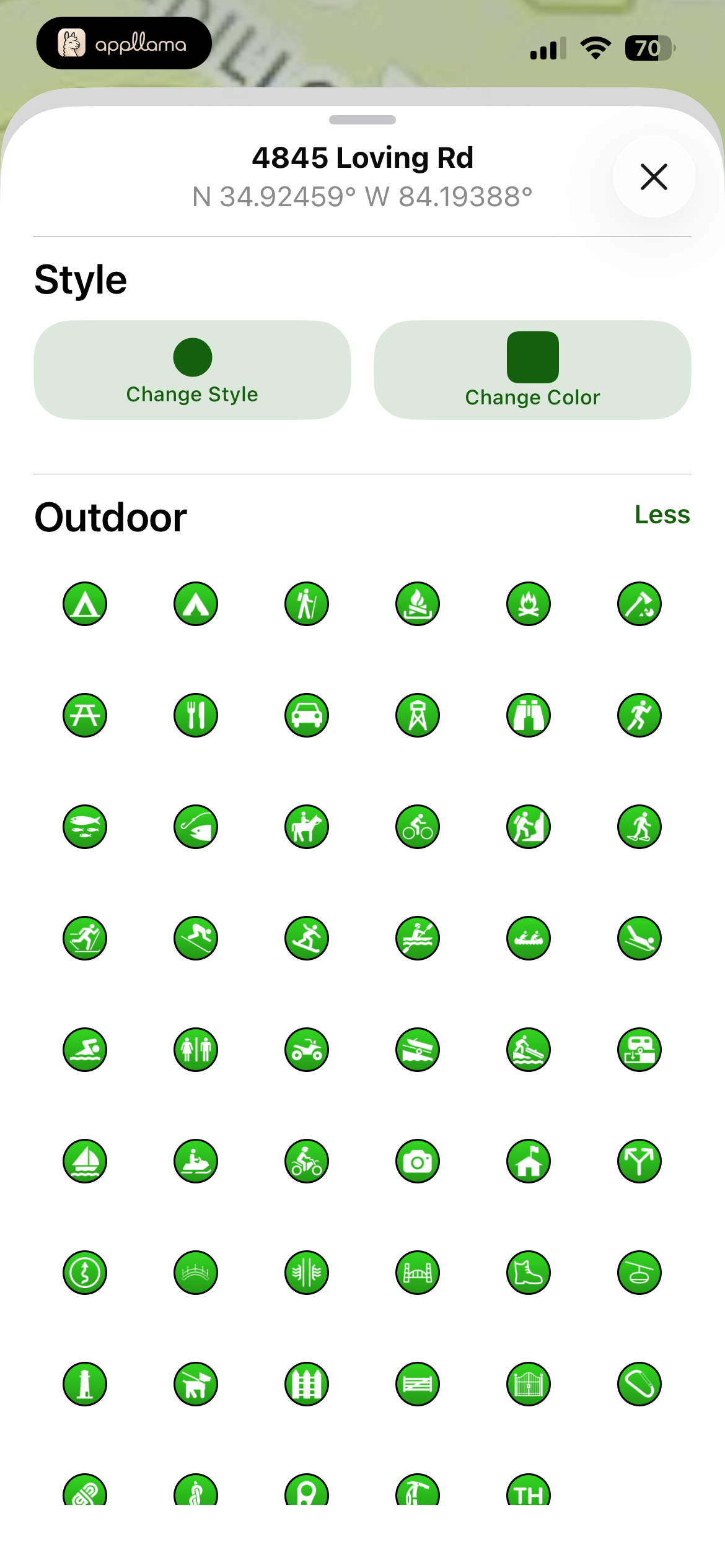 Line Style Picker